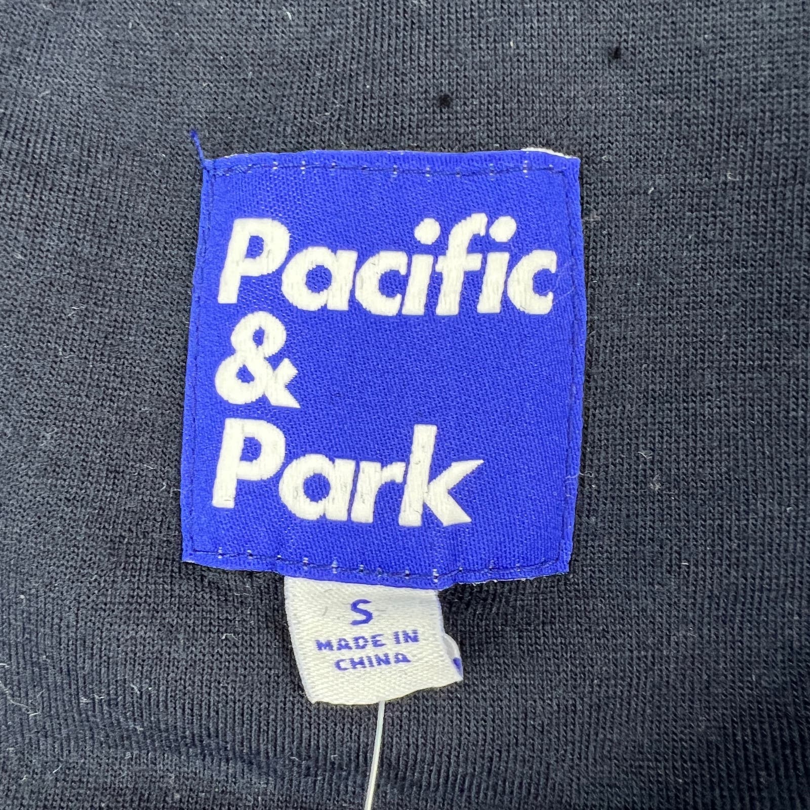 Pacific & Park Men US S Navy Blue Sherpa Zip-Up Fleece Jacket