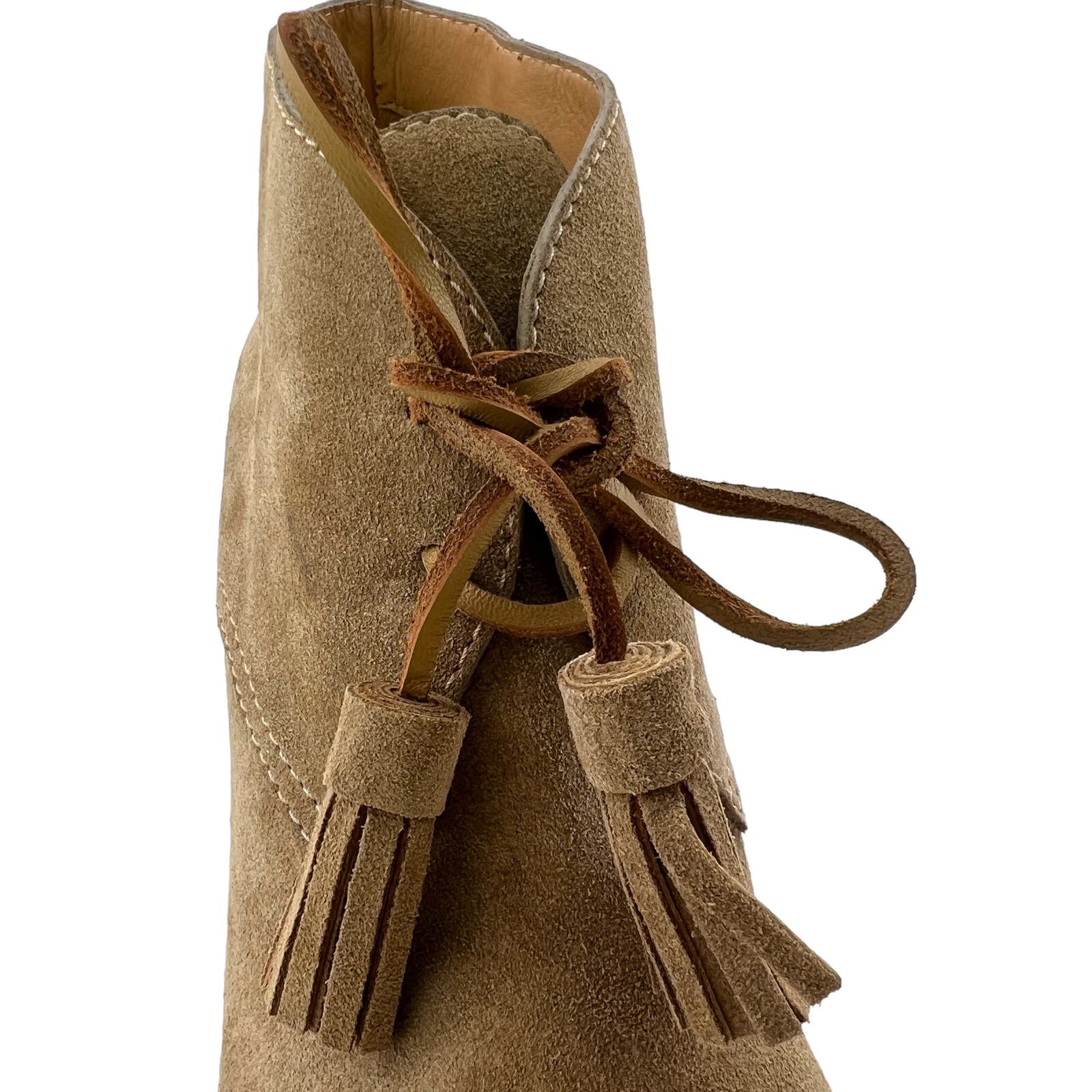 Dsquared2 Women US 7 and US 9 Booties Suede Leather Peep Toe Wedge Heels