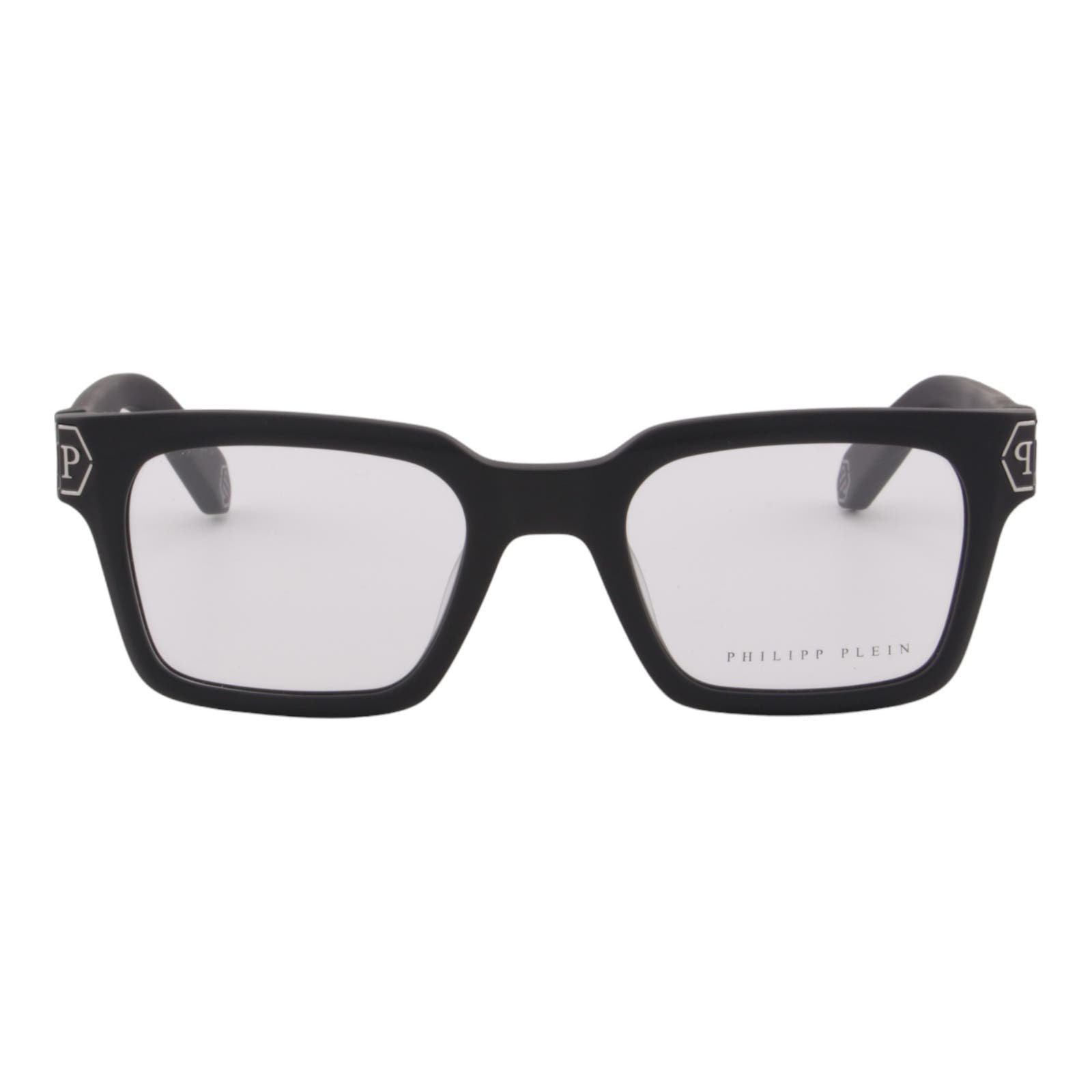 Men Square Glasses VPP082M-0703 Black & Silver Optical Frame