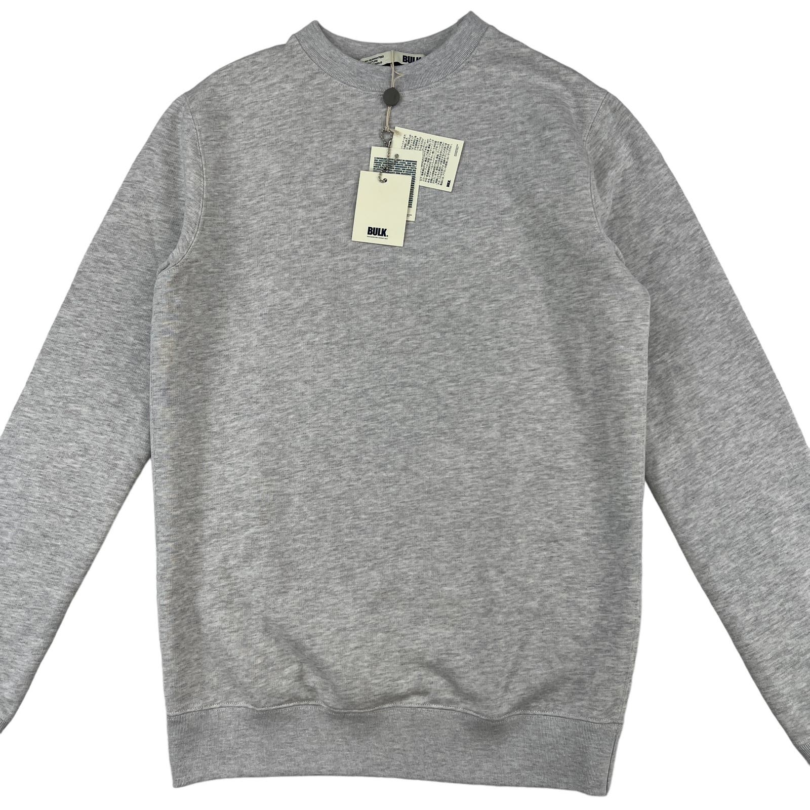 Bulk Men Grey Long Sleeve US L Cotton Sweatshirt