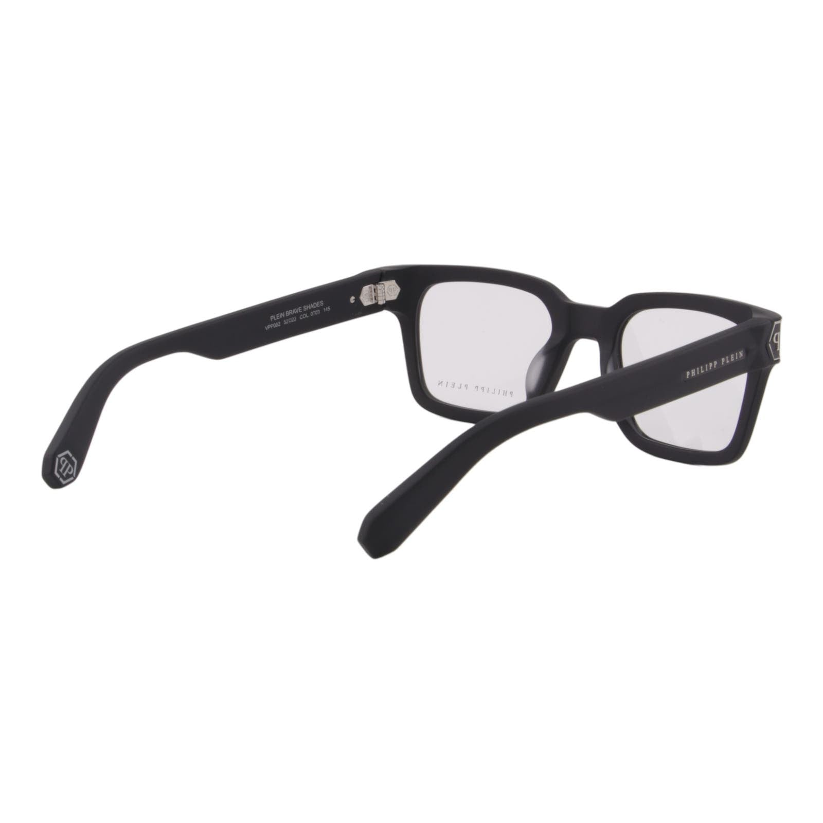 Men Square Glasses VPP082M-0703 Black & Silver Optical Frame