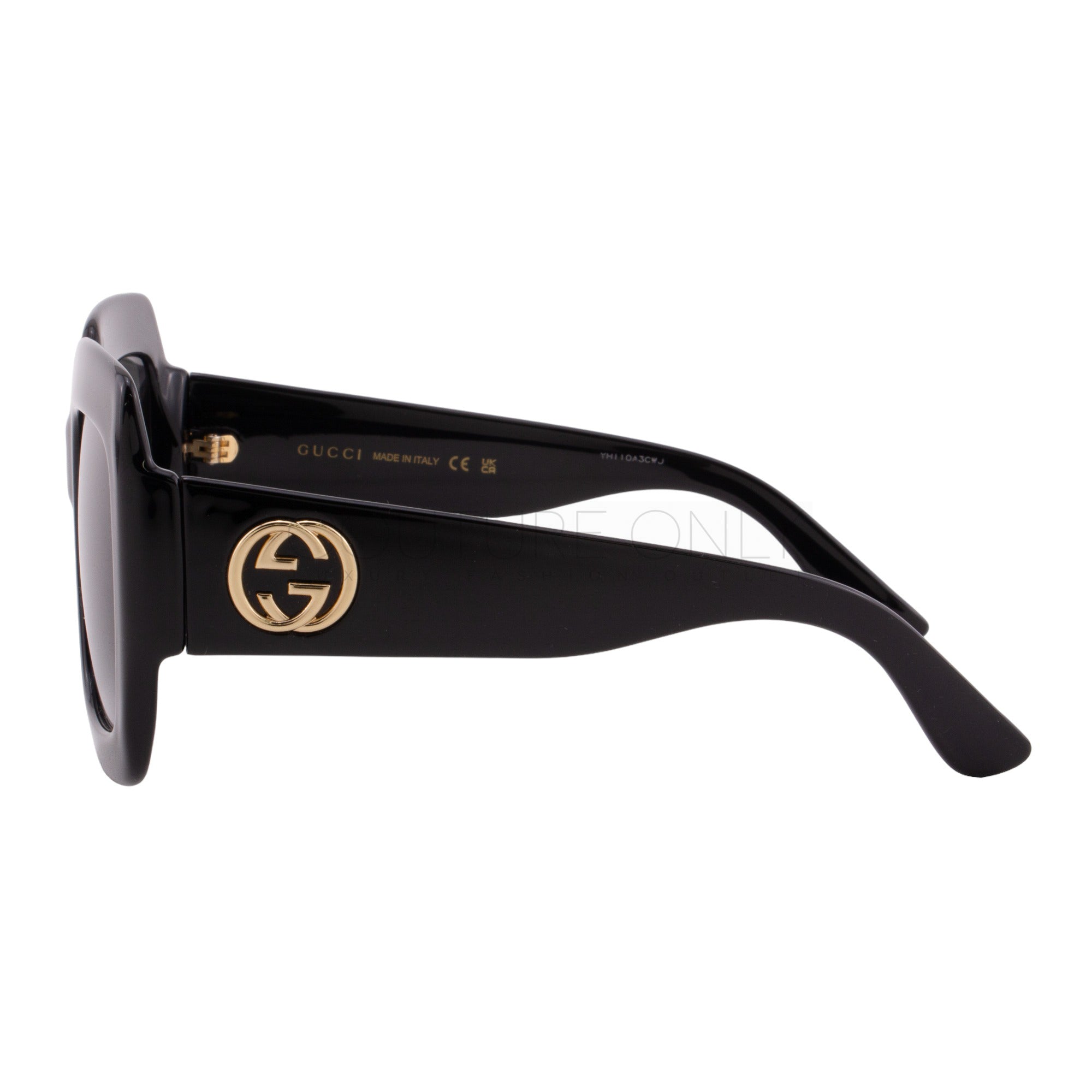 Women Black Oversized Square Sunglasses GG0053SN-001