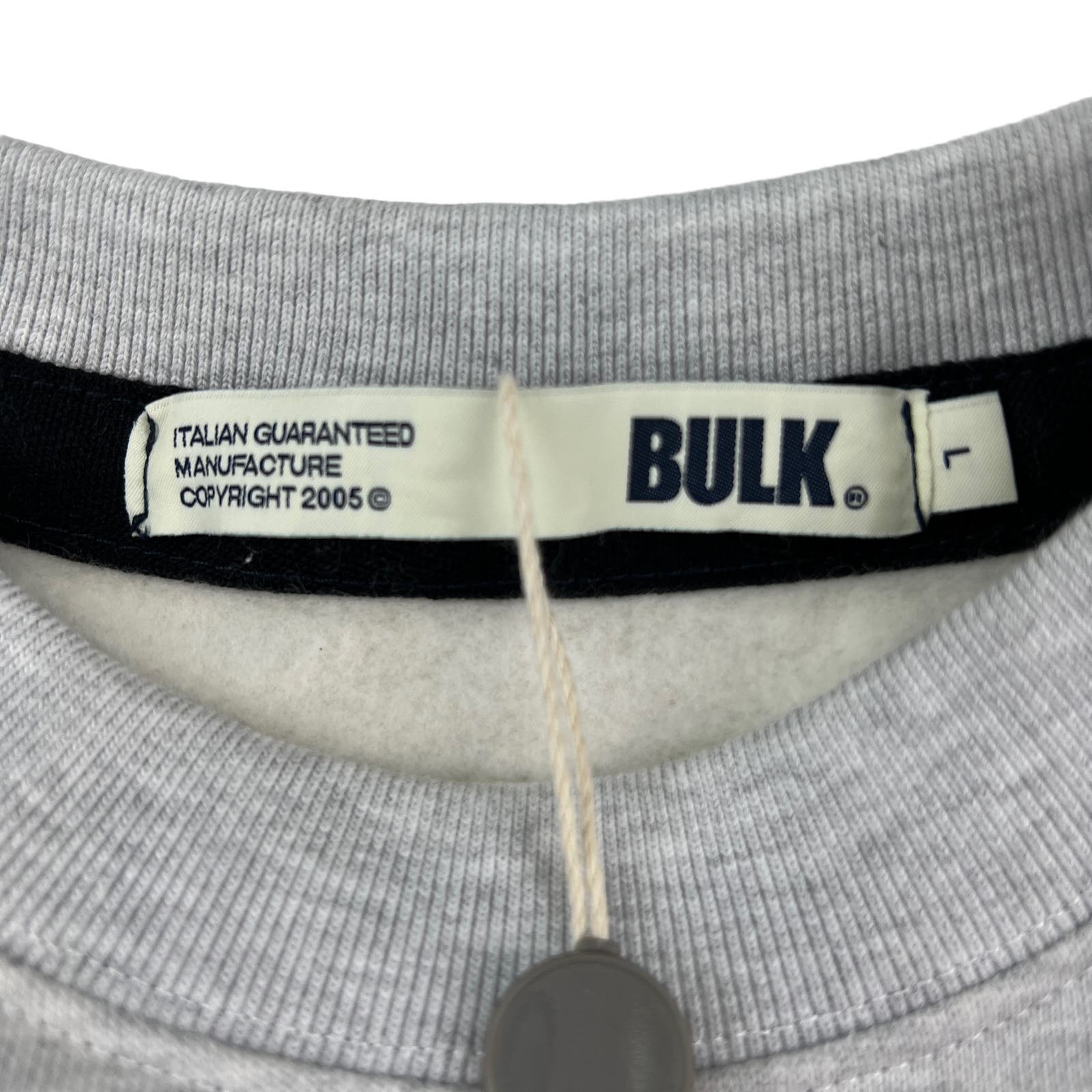 Bulk Men Grey Long Sleeve US L Cotton Sweatshirt