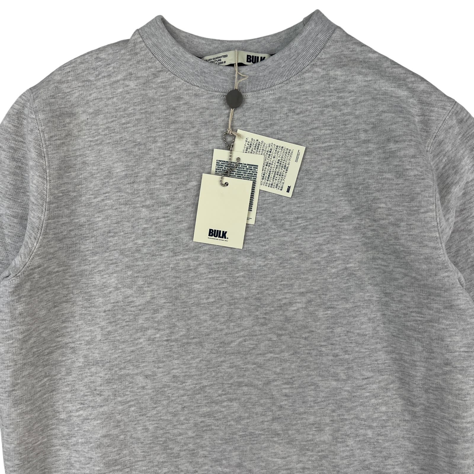 Bulk Men Grey Long Sleeve US L Cotton Sweatshirt