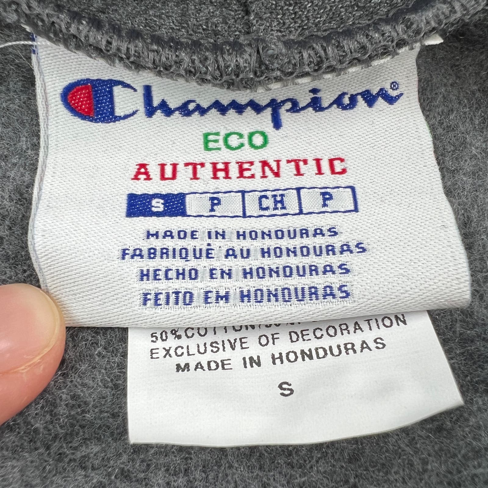 Champion NYC Men Gray Hoodie US S Casual Long Sleeve