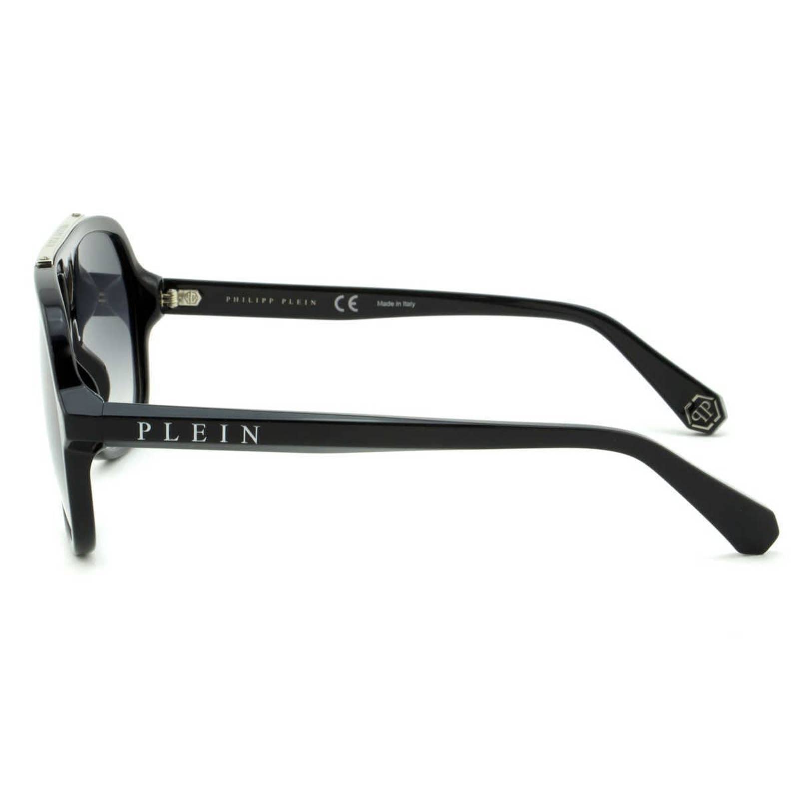 Men Black Aviator Square Sunglasses SPP004M-0700