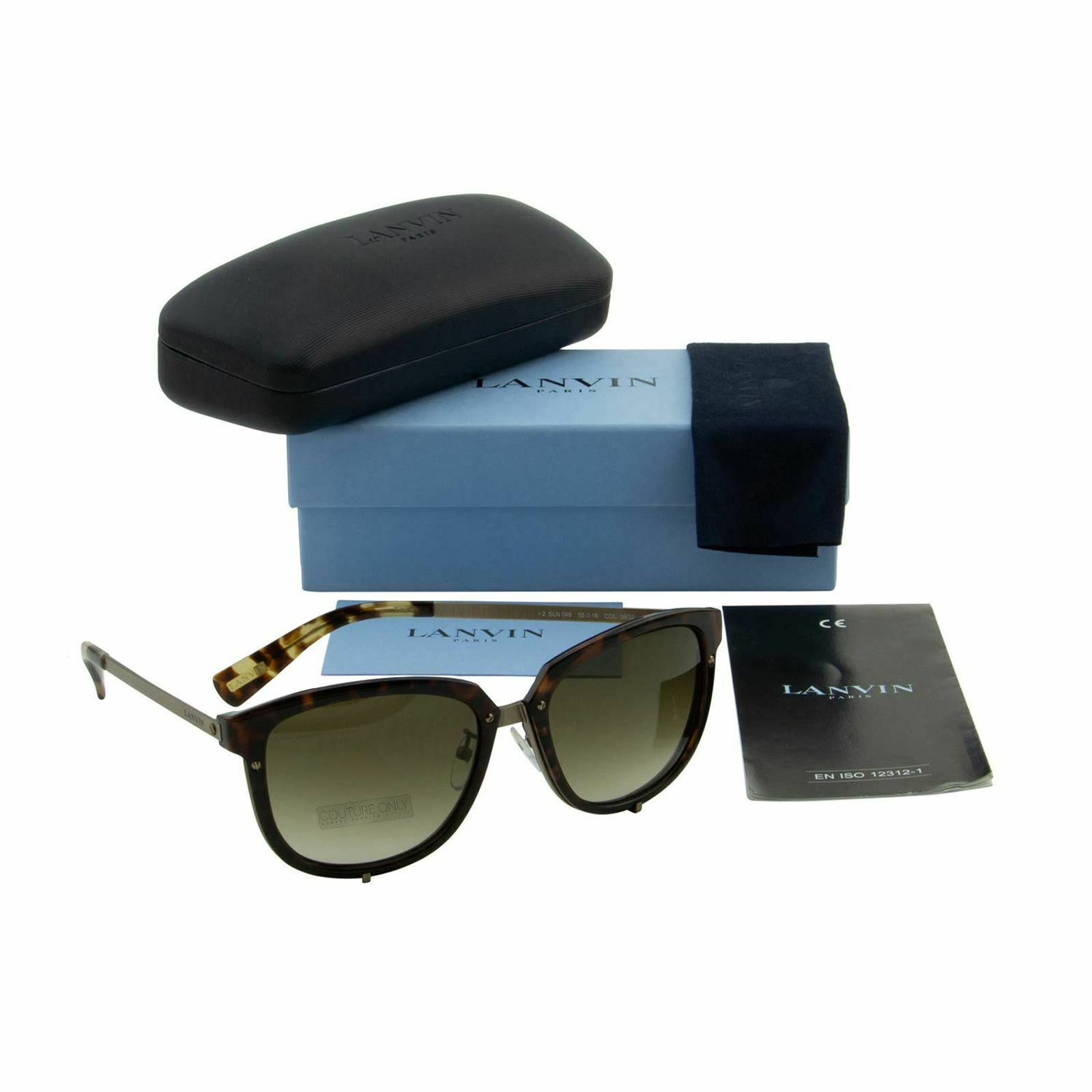 Women Brown Square Cat Eye Sunglasses SLN-046-8G2