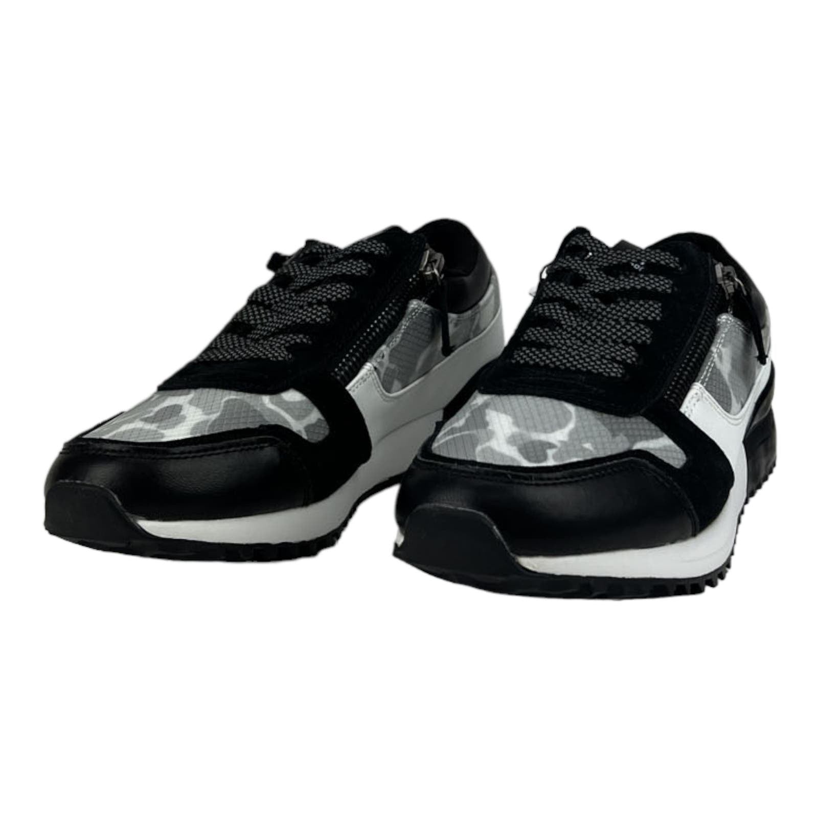 SNKR Project Men US 11.5 Rodeo 1.5 Black Grey Camo Sneakers