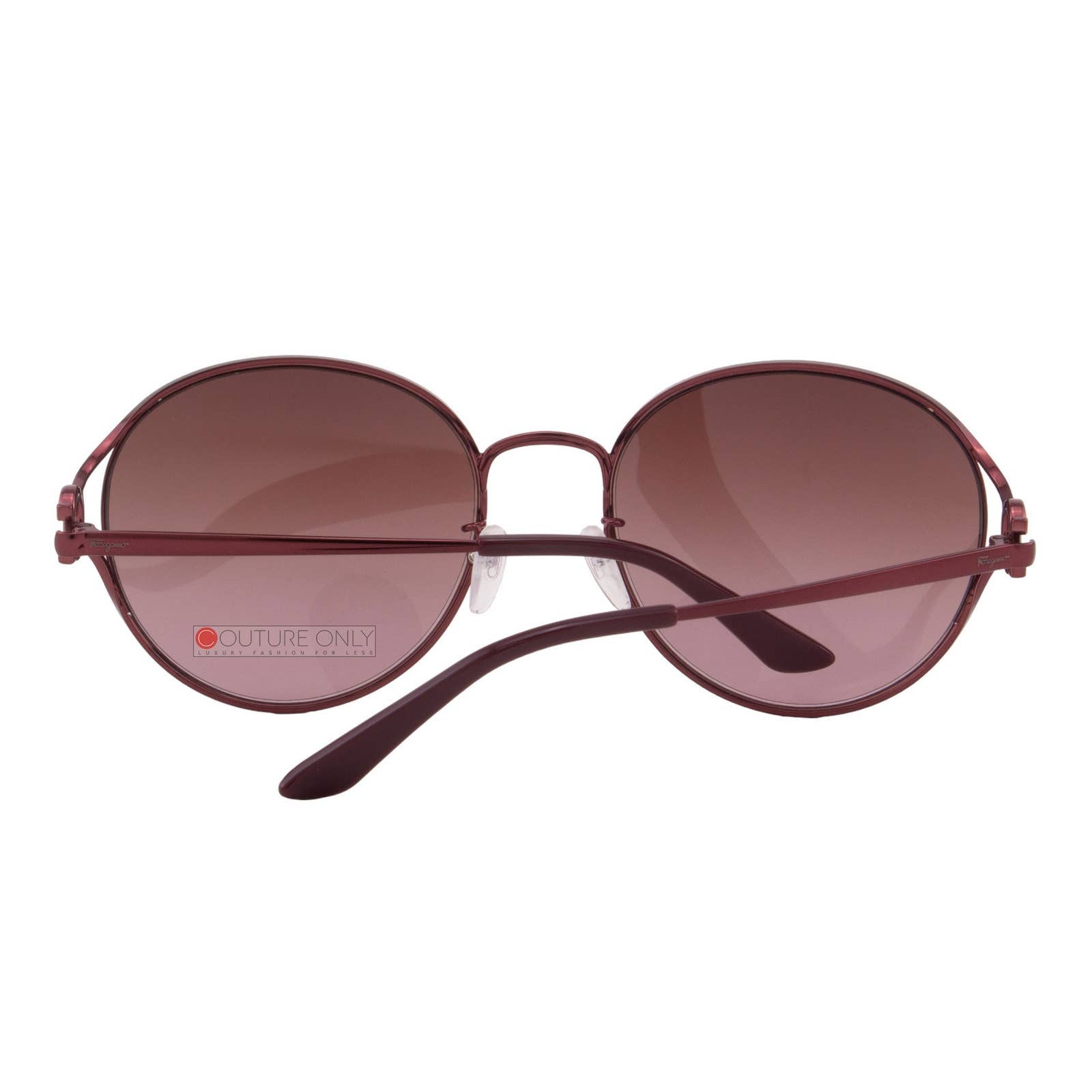 Women Burgundy Round Oversized Sunglasses SF215SK-603