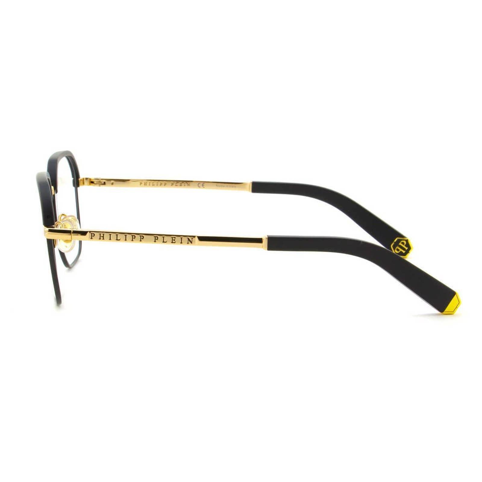 Men Optical Glasses Square Black Gold Frame VPP017M-0302