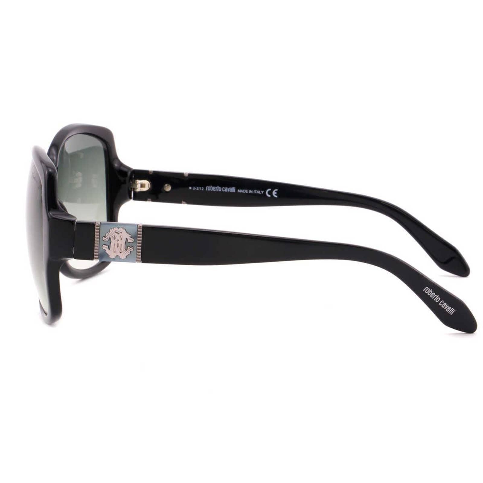 Roberto Cavalli Women Oversized Square Sunglasses RC651S-01B