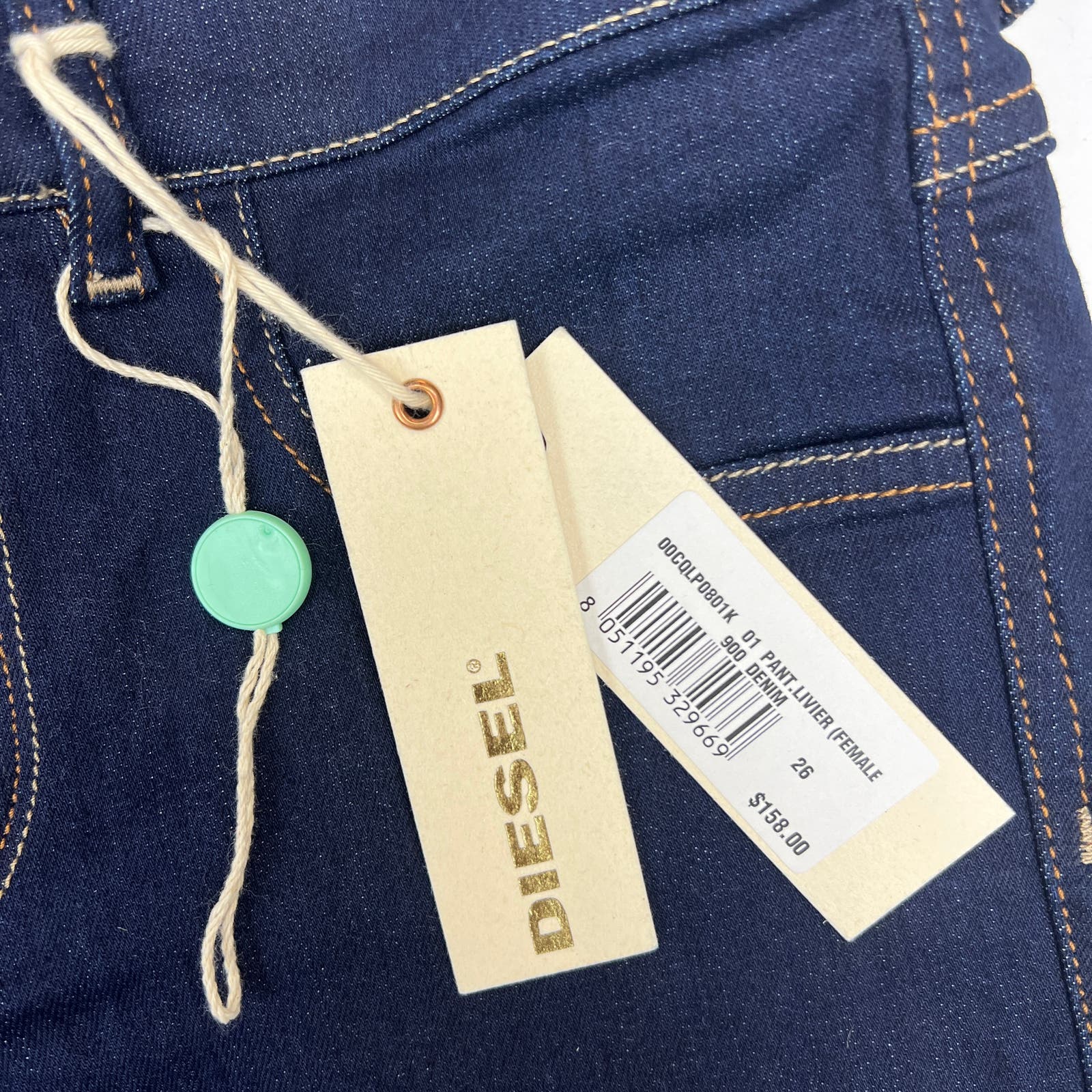 Diesel Women Denim Blue Jeans EU 26 Skinny Casual Cotton
