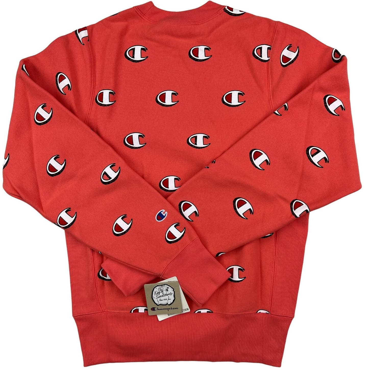 Champion Men Red Sweatshirt US XS Casual Long Sleeve