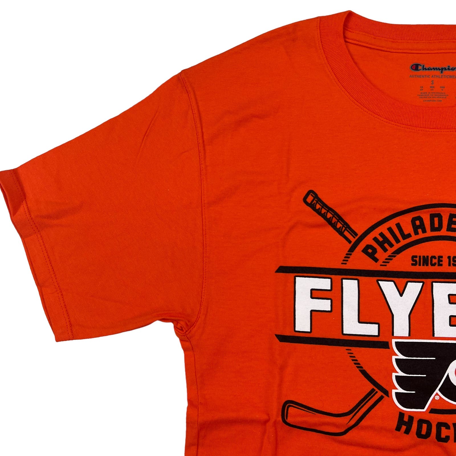 Champion Men Red T-Shirt US S Flyers Philadelphia NHL Hockey
