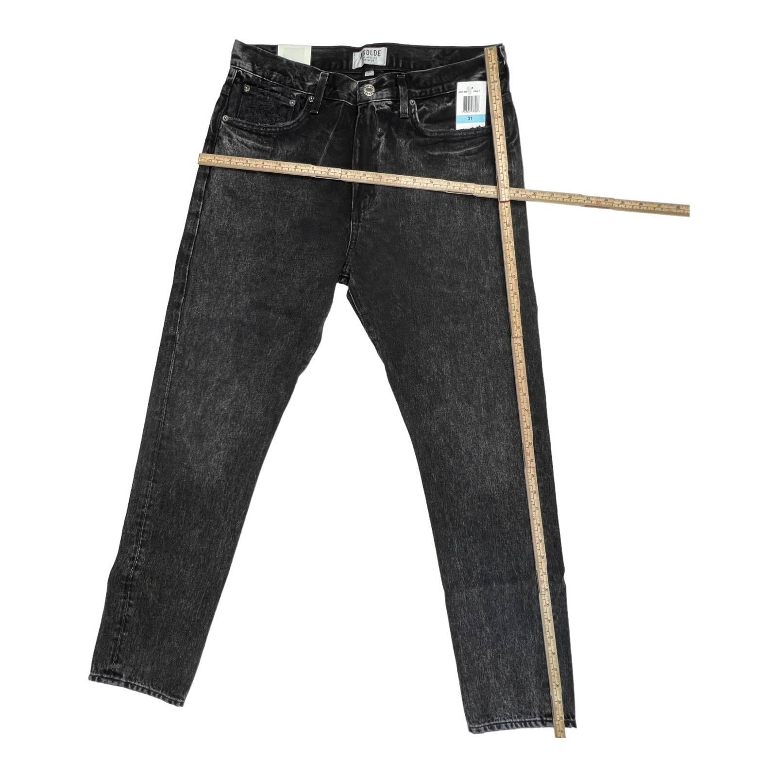Agolde Men Jeans Tapered US 31 Slim Fit Denim Washed Cotton