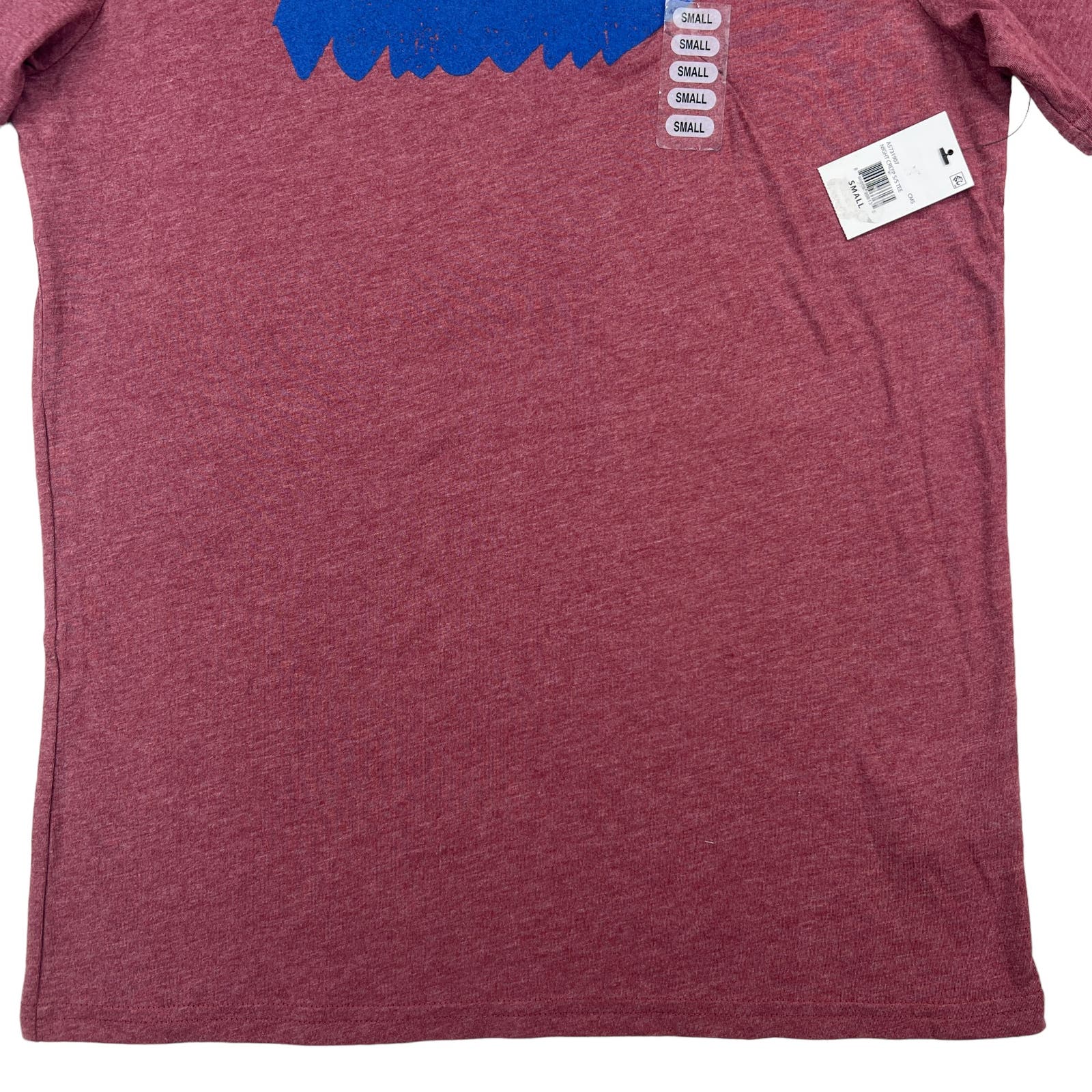 Volcom Men Red T-Shirt US S Crew Neck Short Sleeve