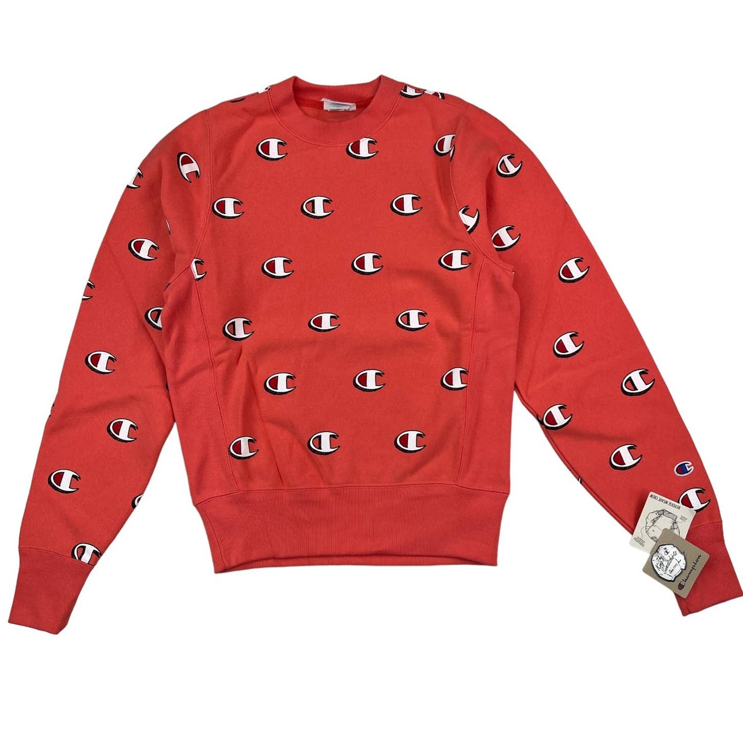 Champion Men Red Sweatshirt US XS Casual Long Sleeve