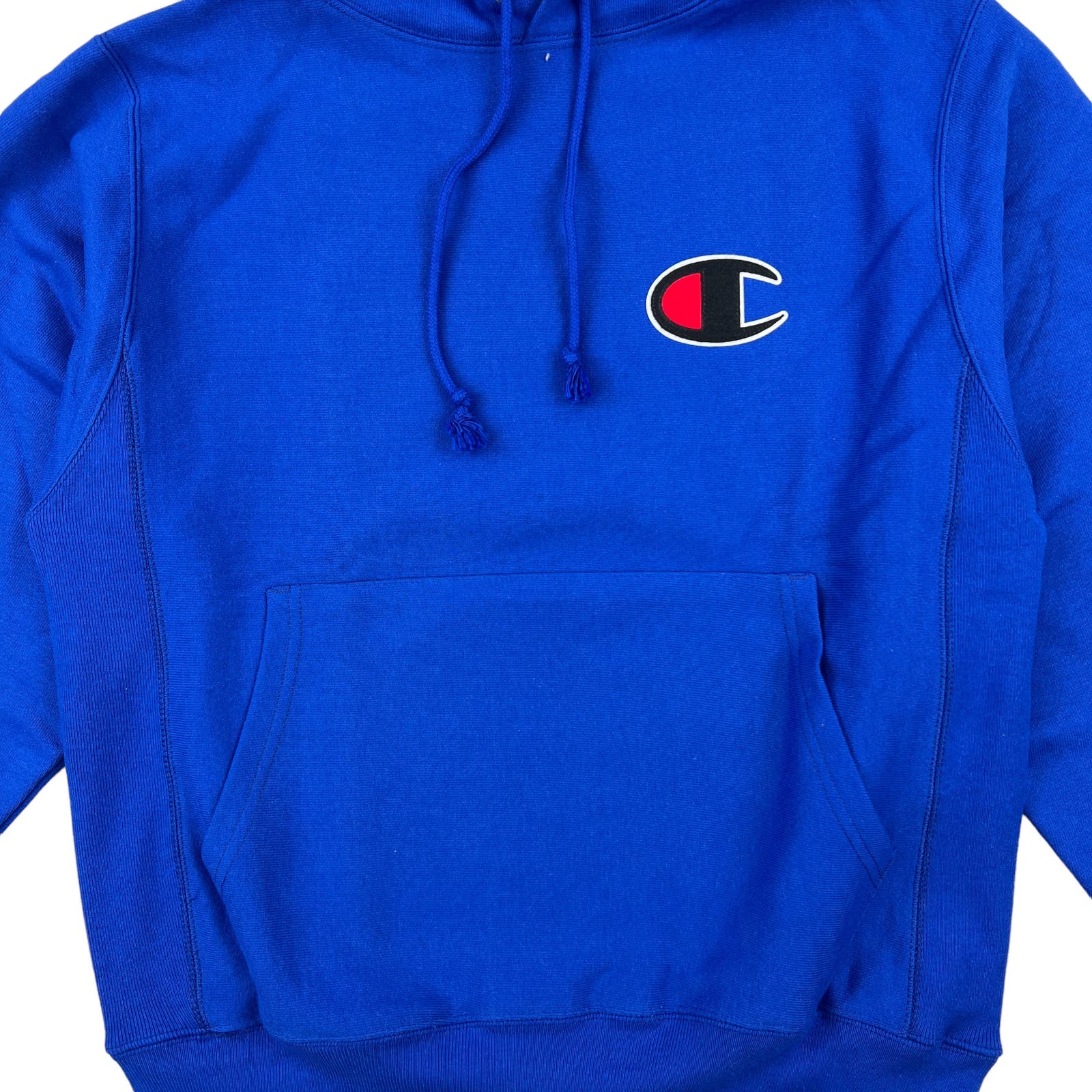 Champion Men Blue Hoody US S Long Sleeve