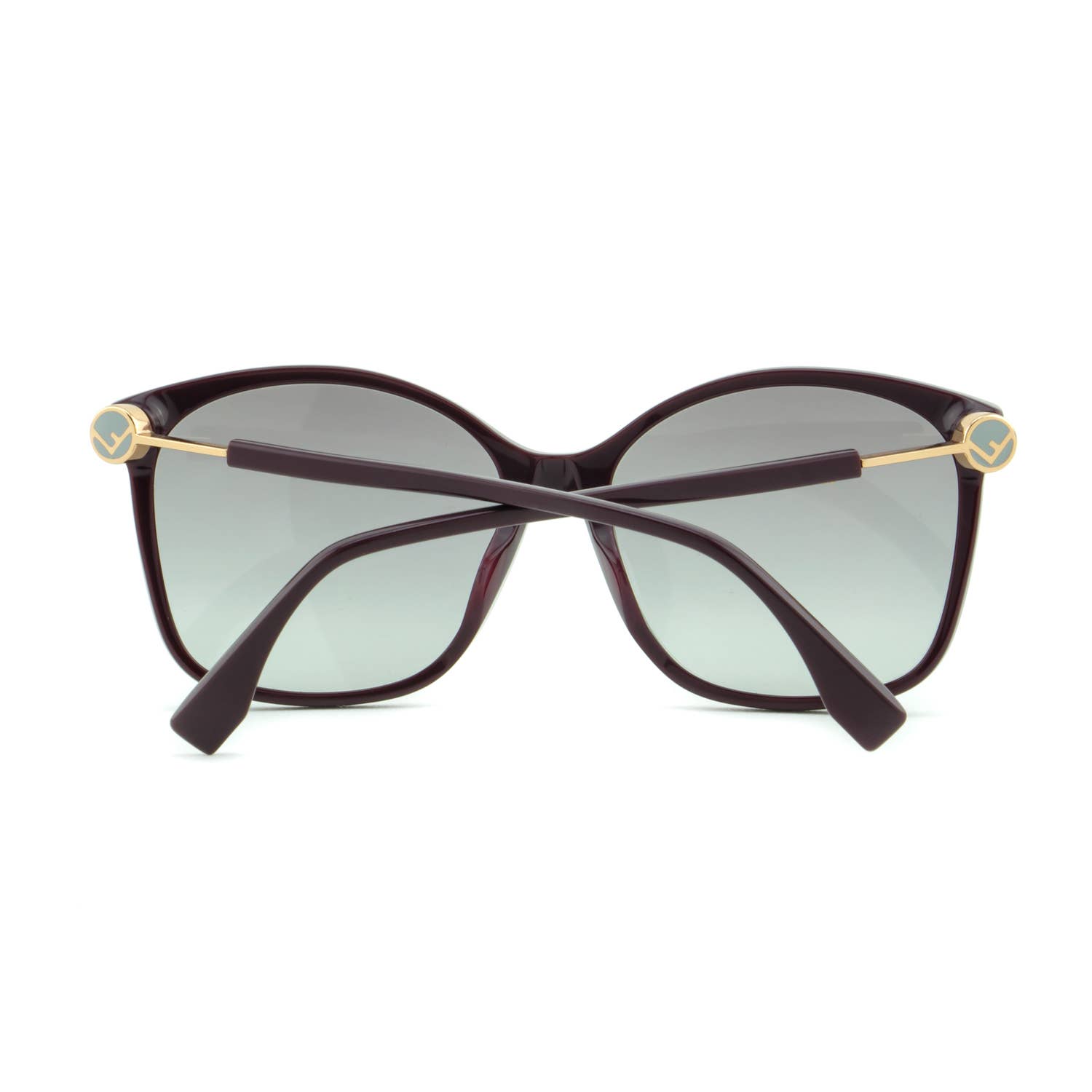 Women Rectangular Burgundy Sunglasses FF0361FS