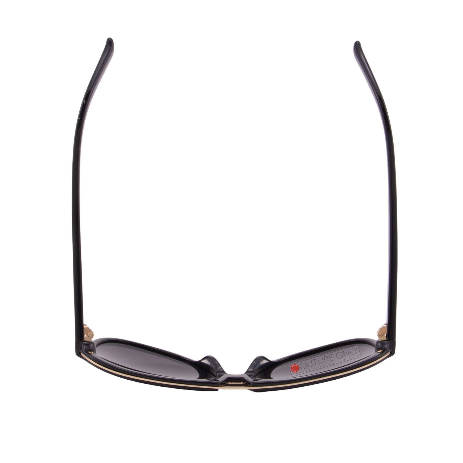 Men Aviator Black Gold Sunglasses