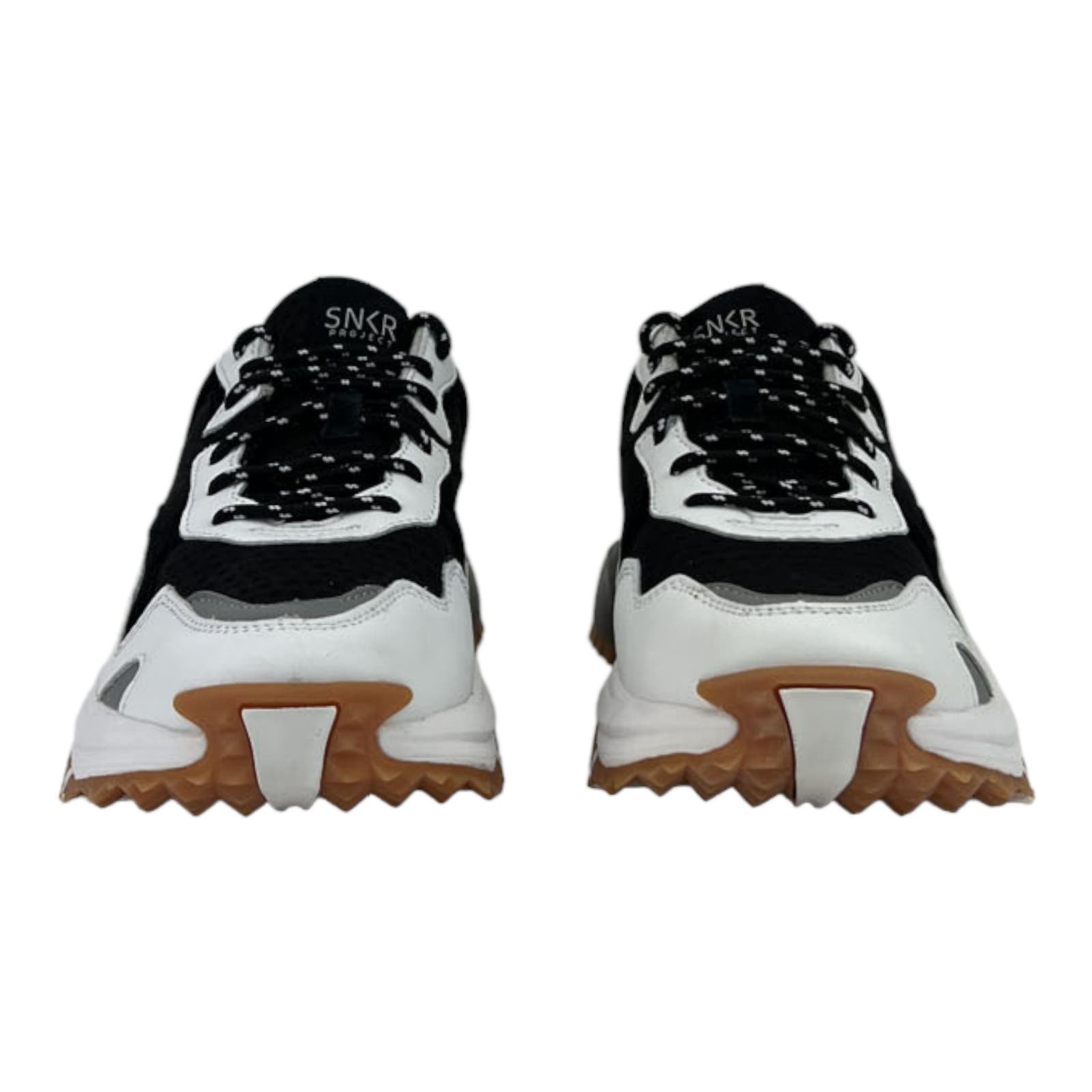 SNKR Project Men US 11.5 Sneaker Black White Prospect Park SNKR1941