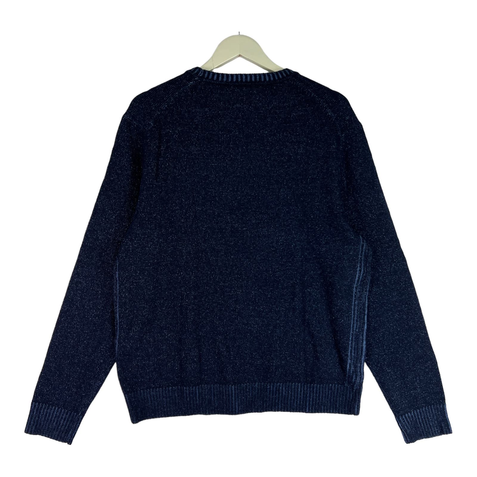 Dylan Gray Men Navy Blue Sweatshirt US S Crew Neck Long Sleeve