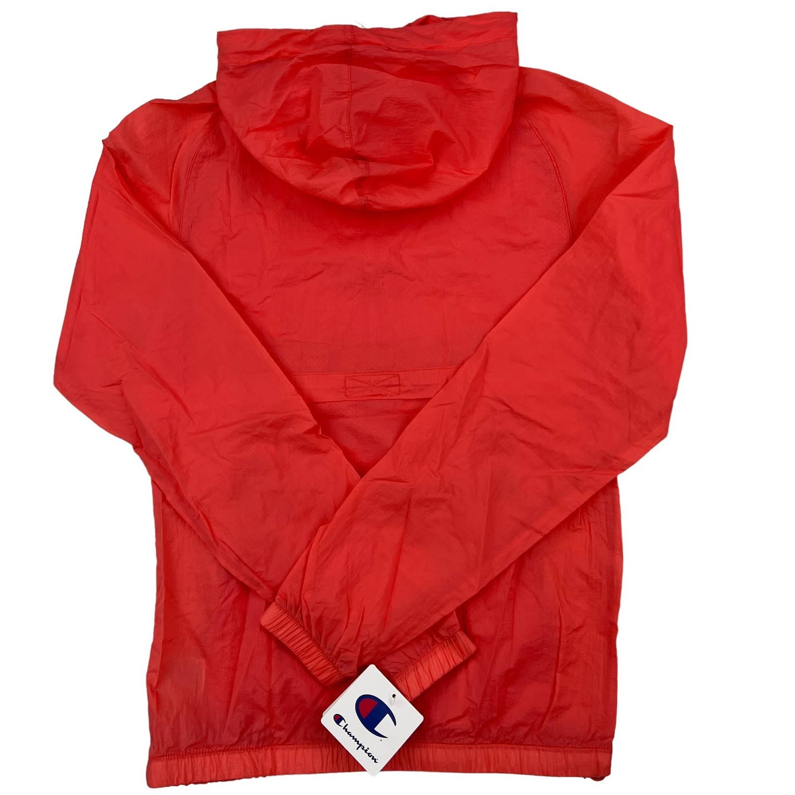 Champion Men Red Anorak US XS Hood Windbreaker