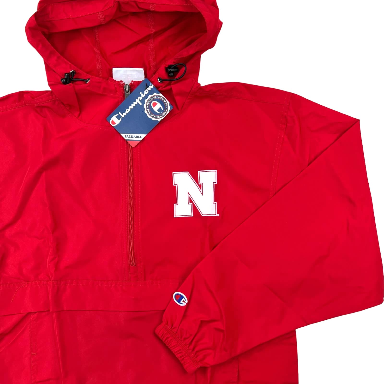 Champion Men Red Anorak US S Windbreaker jacket