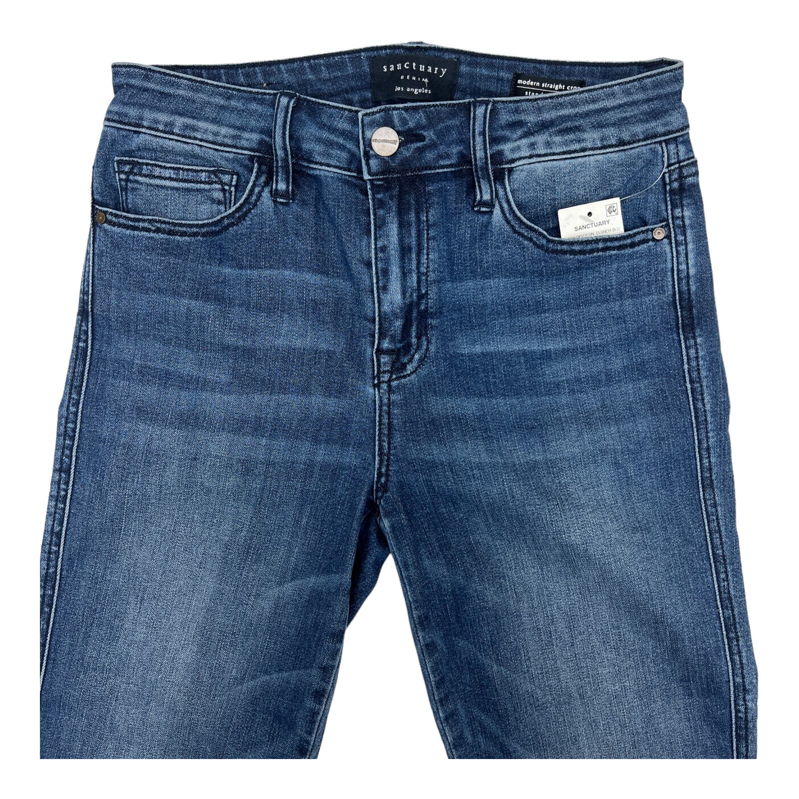 Sanctuary Women Denim Blue Jeans US 26 Cropped Straight