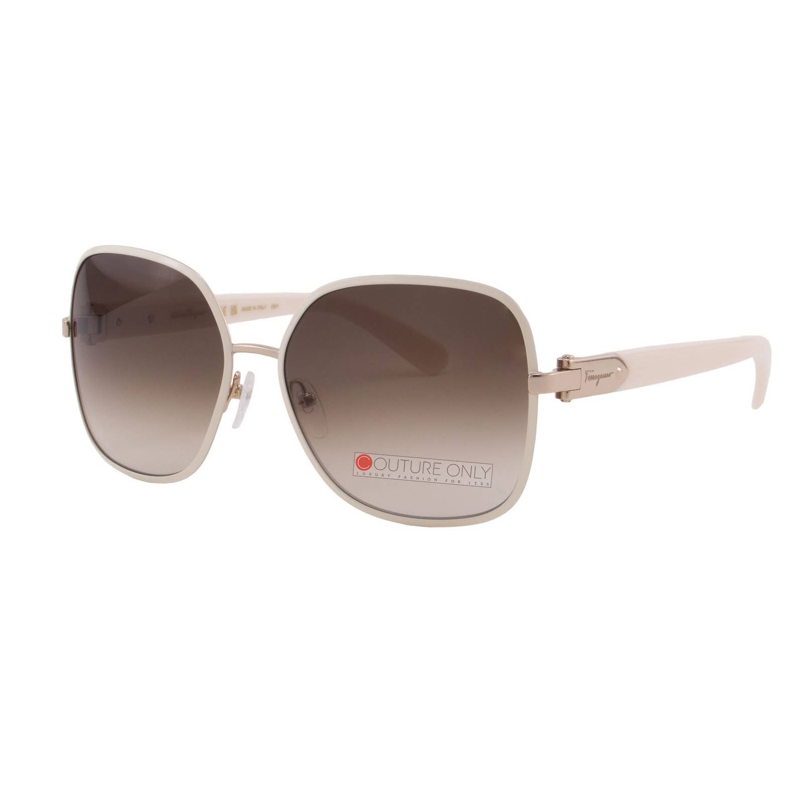 Women Oversized Rectangular Ivory Sunglasses SF150S-721