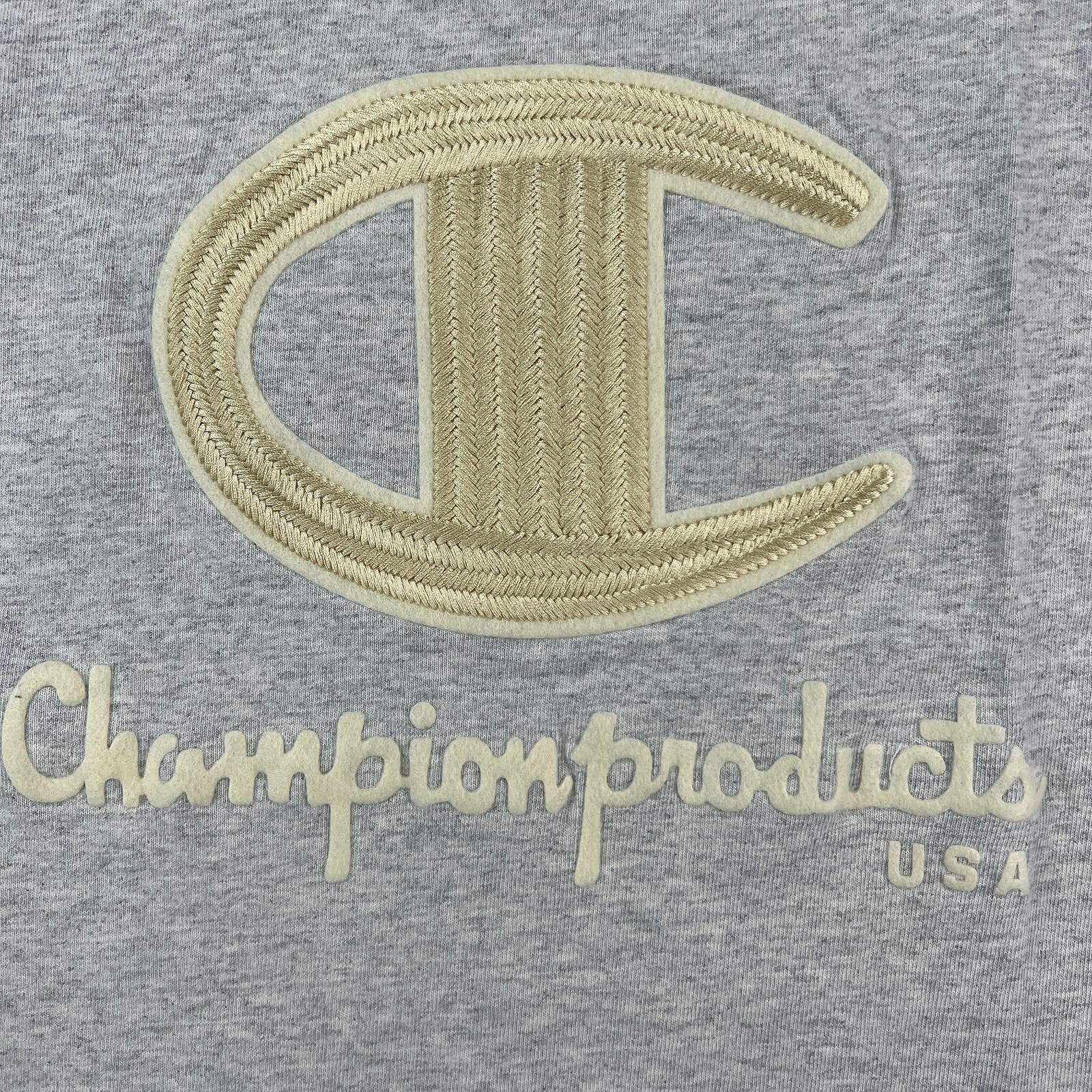 Champion Men Gray T-Shirt US M Heavyweight Jersey