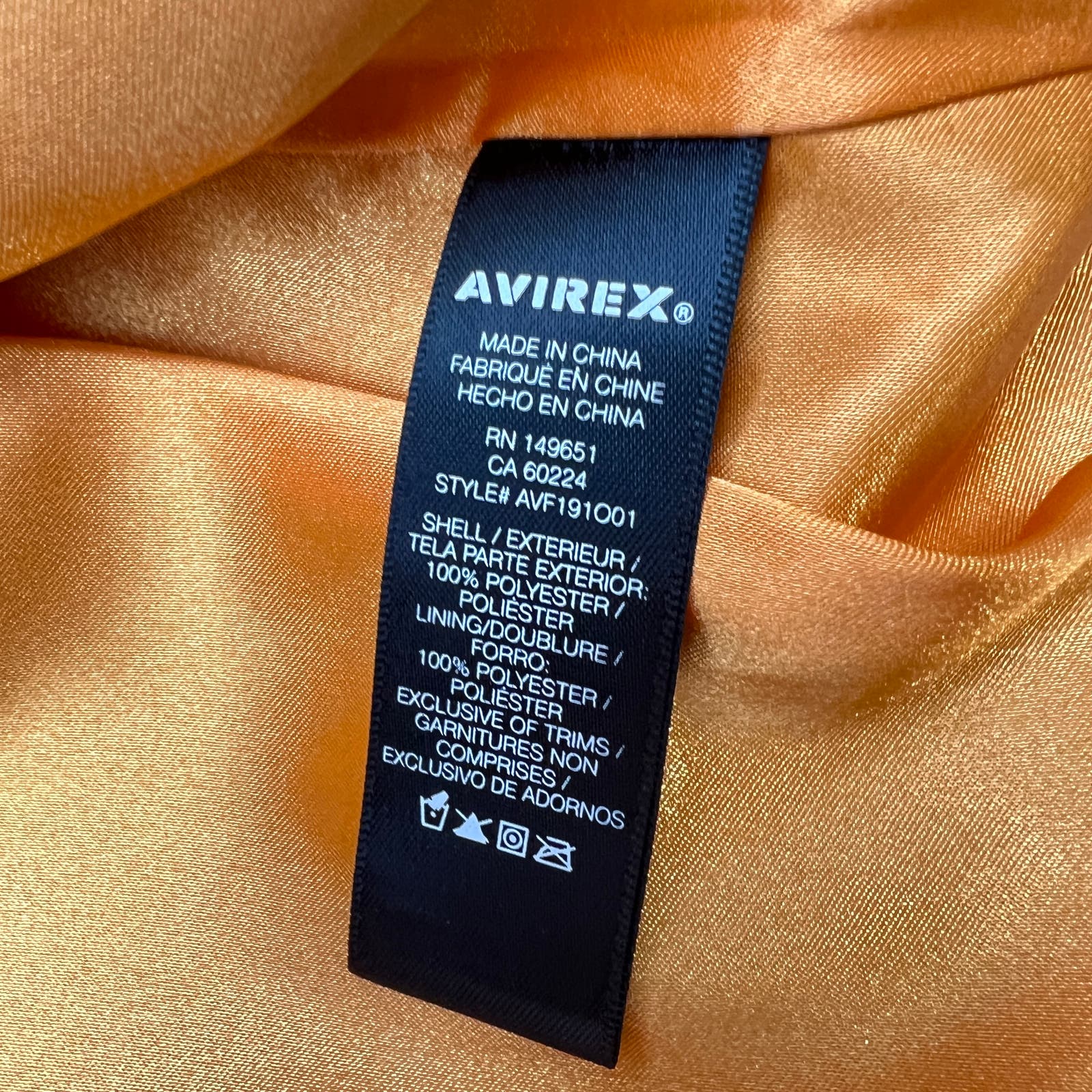 Avirex Civilian Military Tailors Men US L Jacket Full Zip Front Navy White Blazer