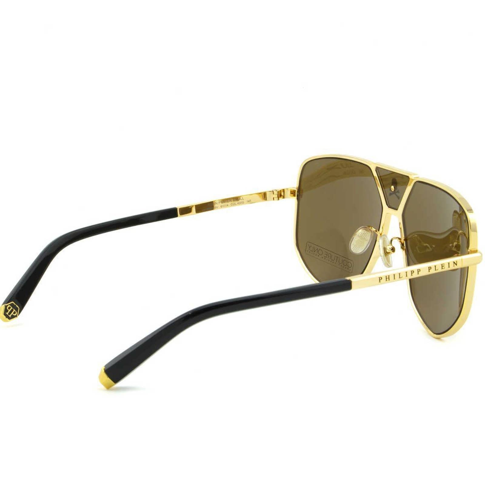 Men Aviator Gold Titanium Sunglasses