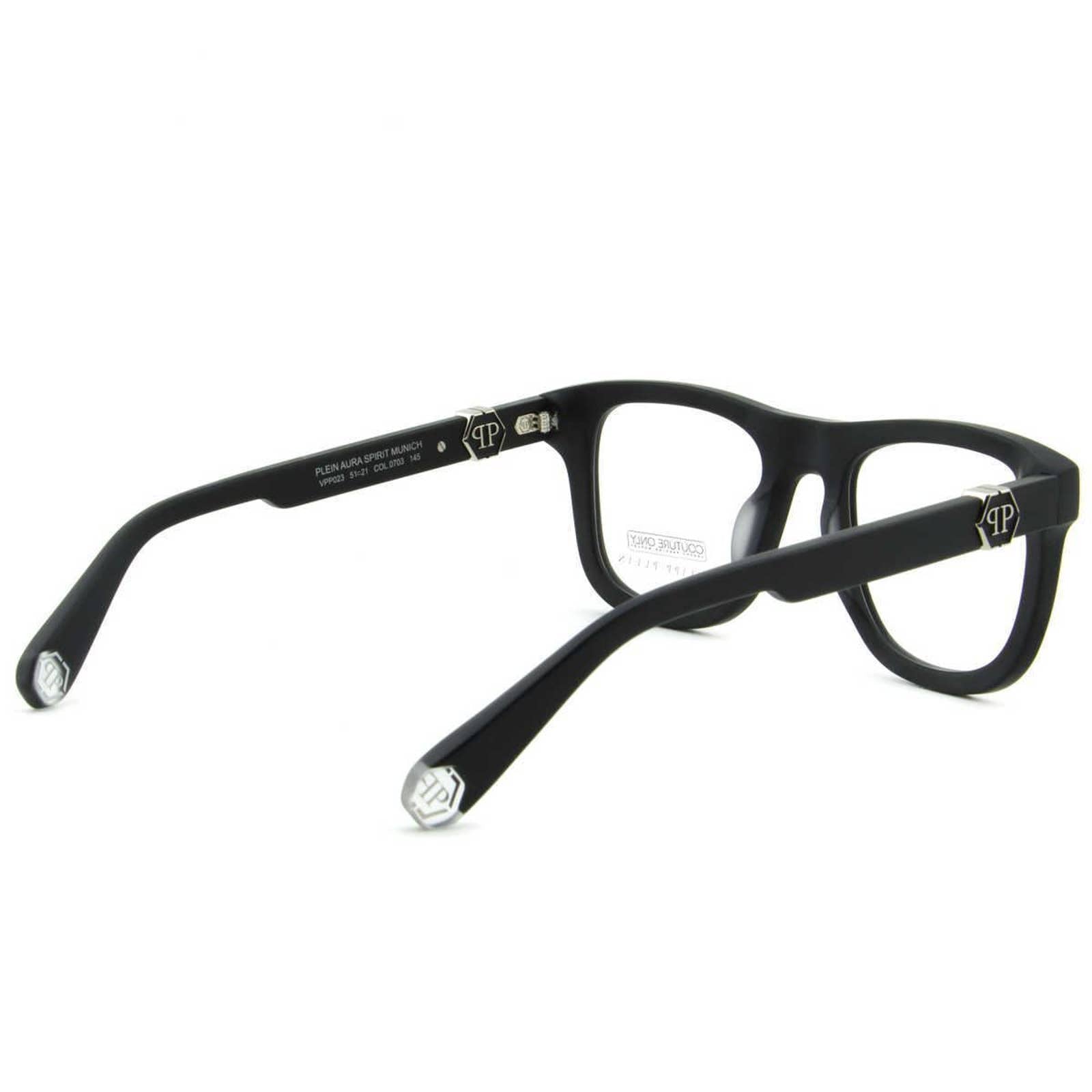 Men Optical Square Frame Matte Black VPP023M-0703
