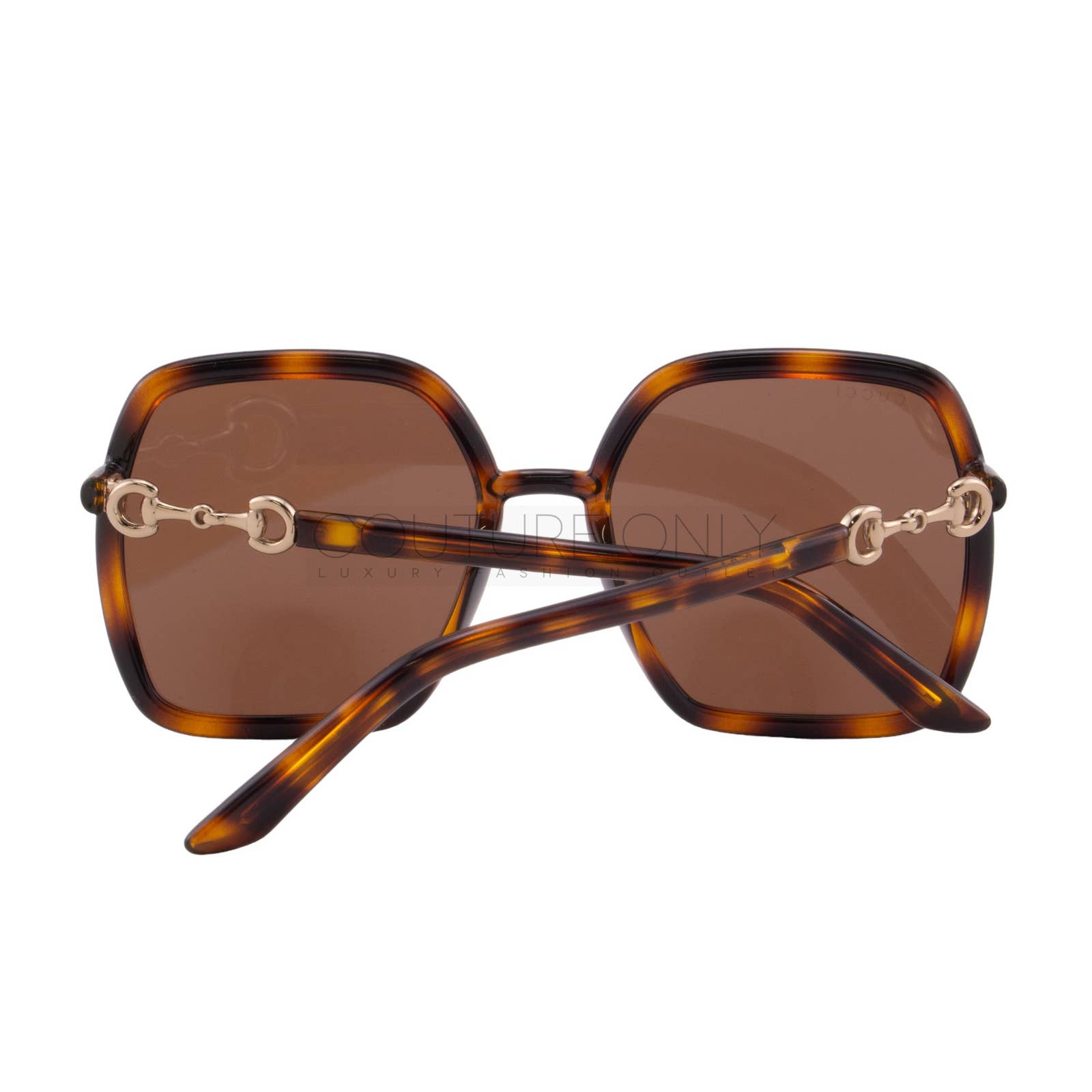 Women Oversized Havana Brown Sunglasses GG0890S-002