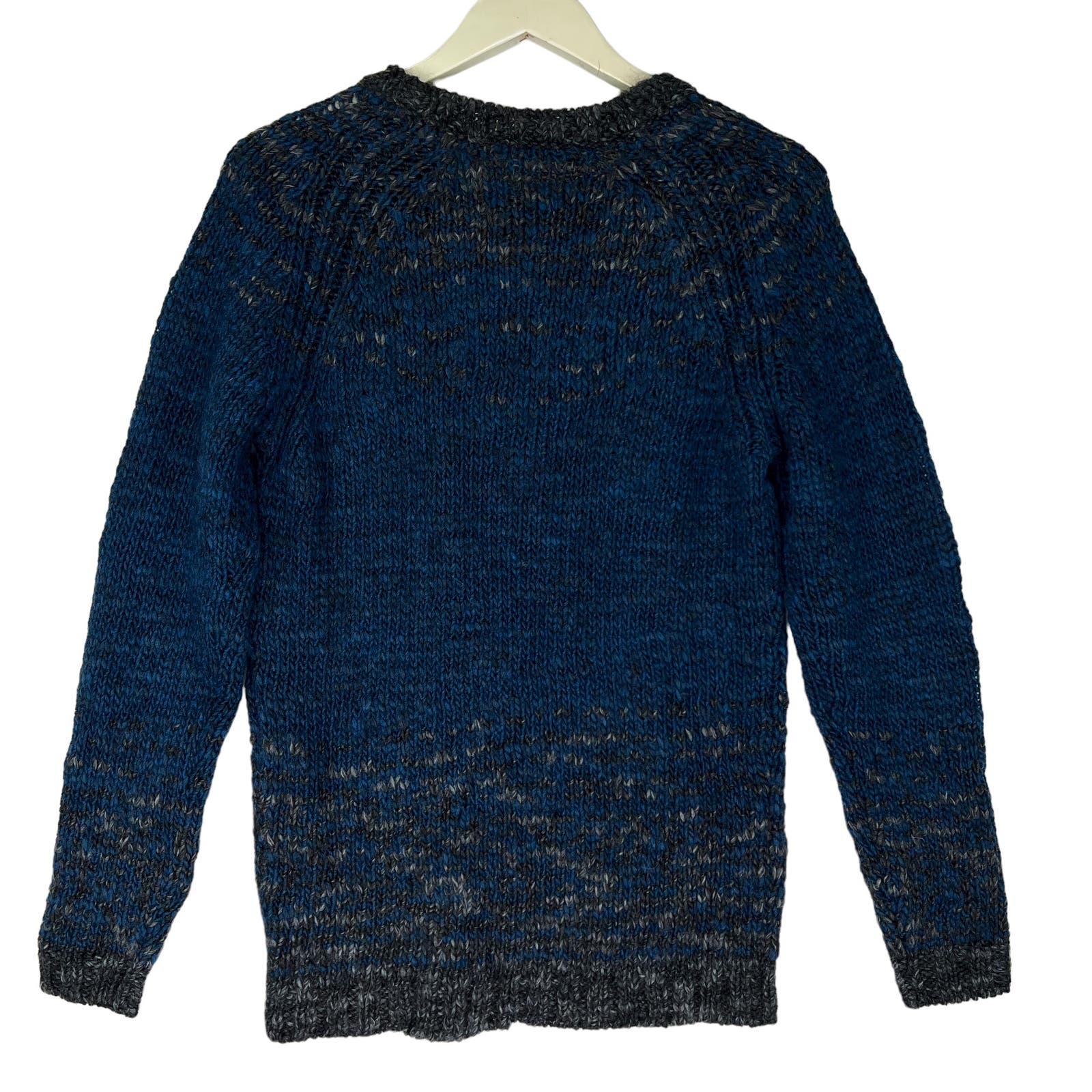 Diesel Wool Men Navy Sweater US S Colamba Crewneck Pullover