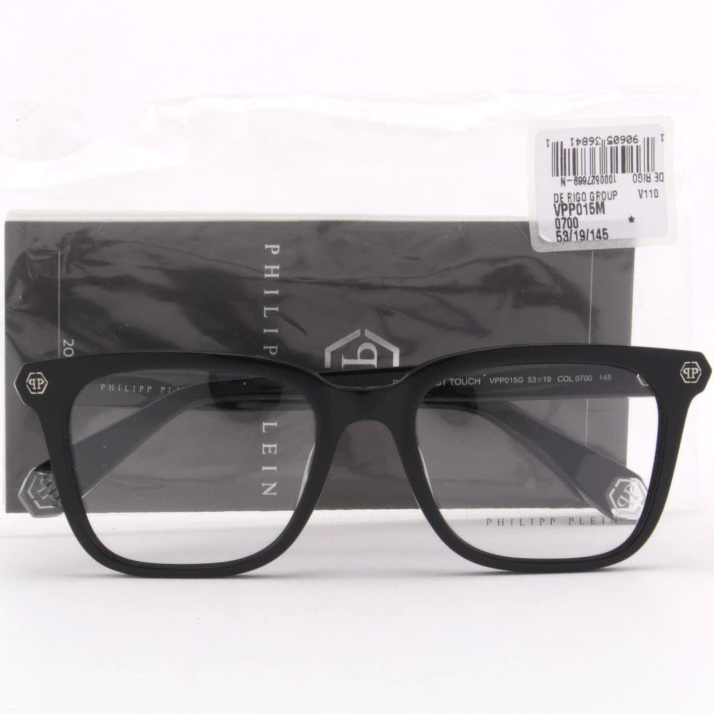 Men Full-Rim Glasses VPP015M-0700 Black Optical Square Frame