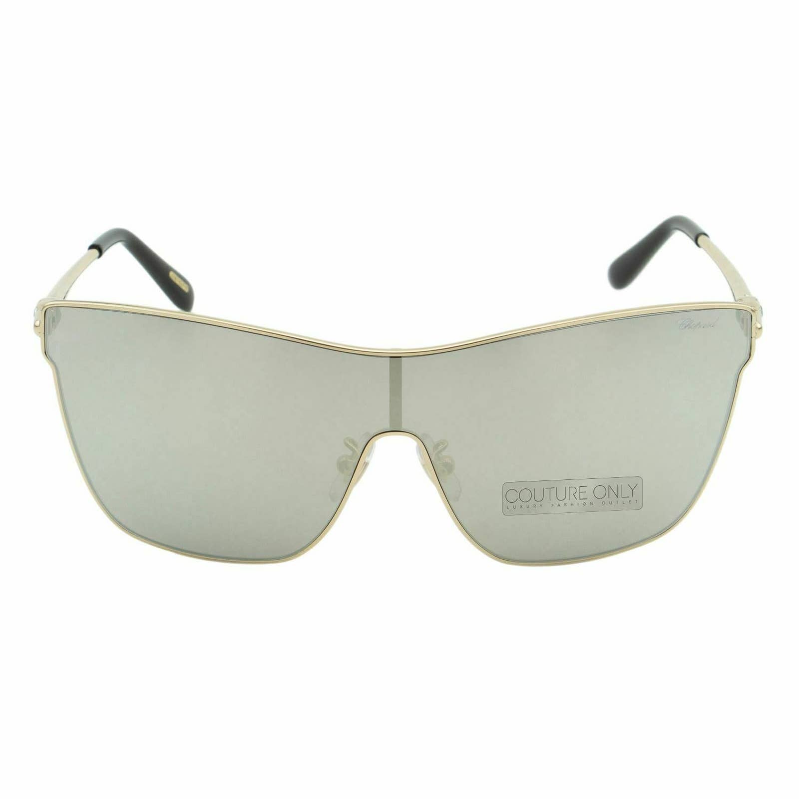 Women Gold Shield Sunglasses SCHC20S-300G Mirrored