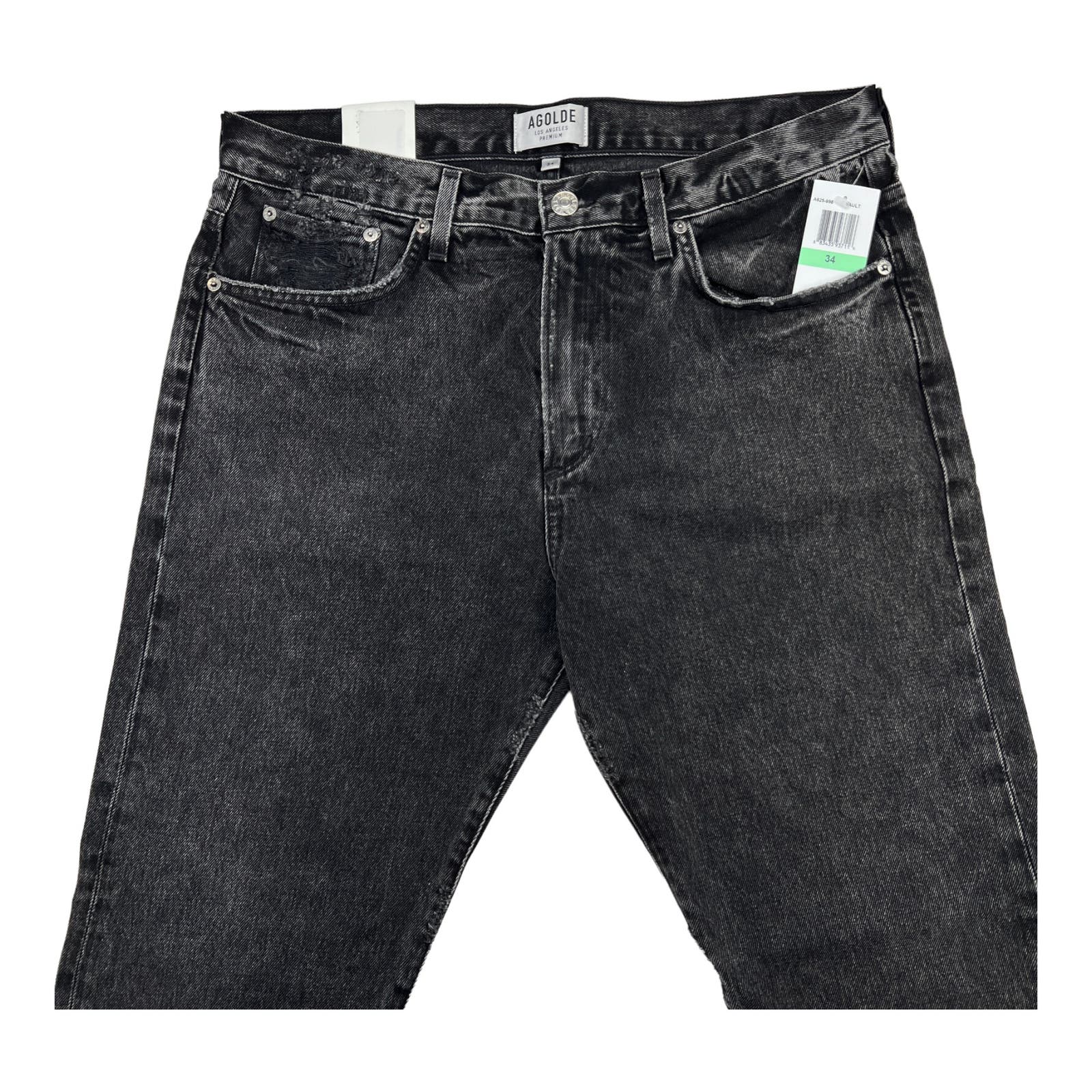 Agolde Men Jeans US 34 Slim Fit Denim Washed Cotton