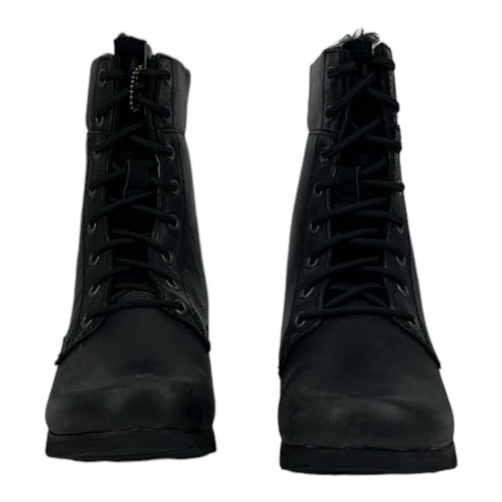 Caterpillar CAT Women US 7.5 Winter Alexi Combat Black Ankle Boots