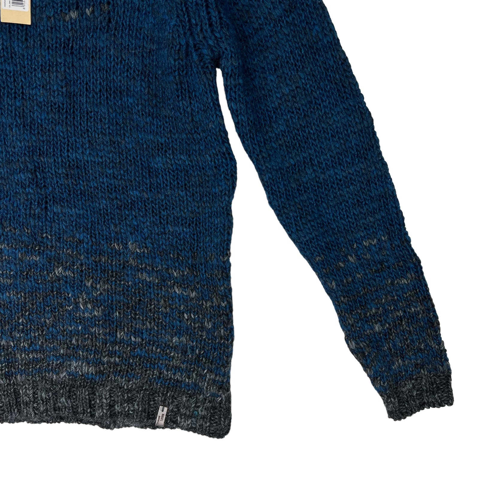 Diesel Wool Men Navy Sweater US S Colamba Crewneck Pullover