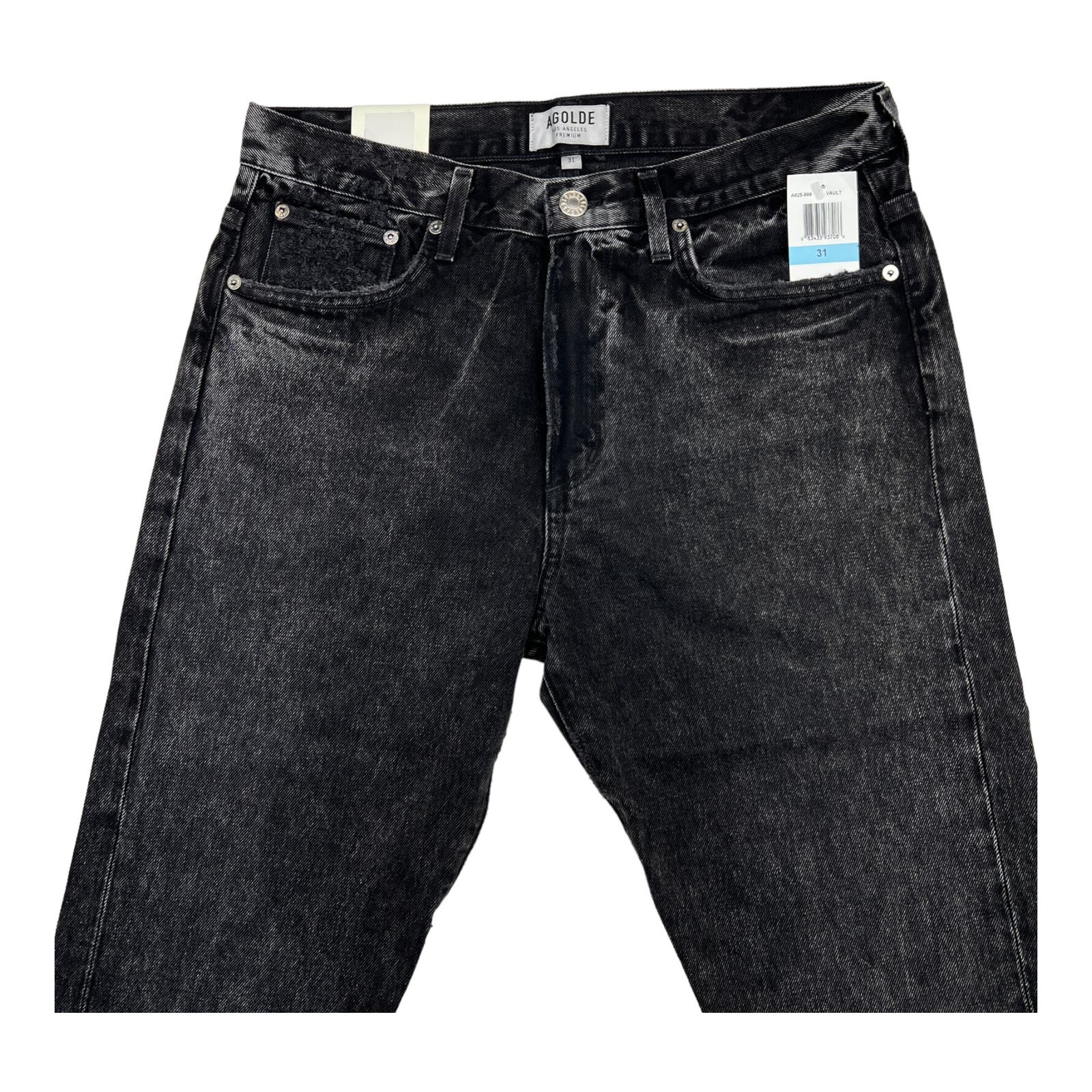 Agolde Men Jeans Tapered US 31 Slim Fit Denim Washed Cotton