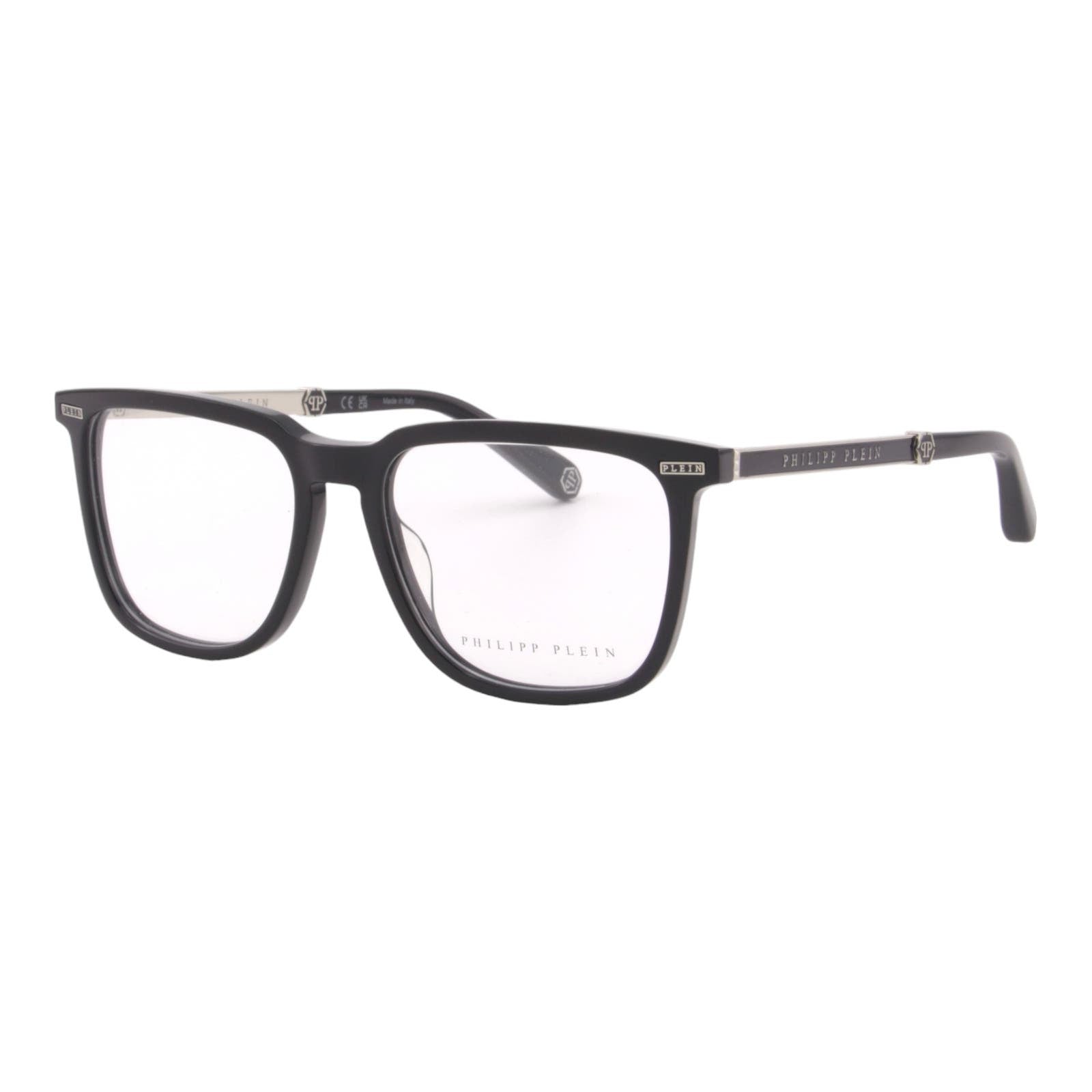 Men Square Glasses VPP058M-0700 Black Panthos Optical Frame