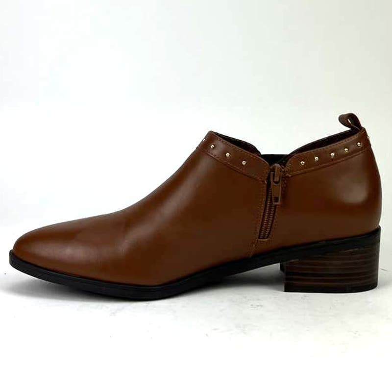 Bella Vita Women US 10 Dark Tan Brown Leather Ankle Boot Shoes