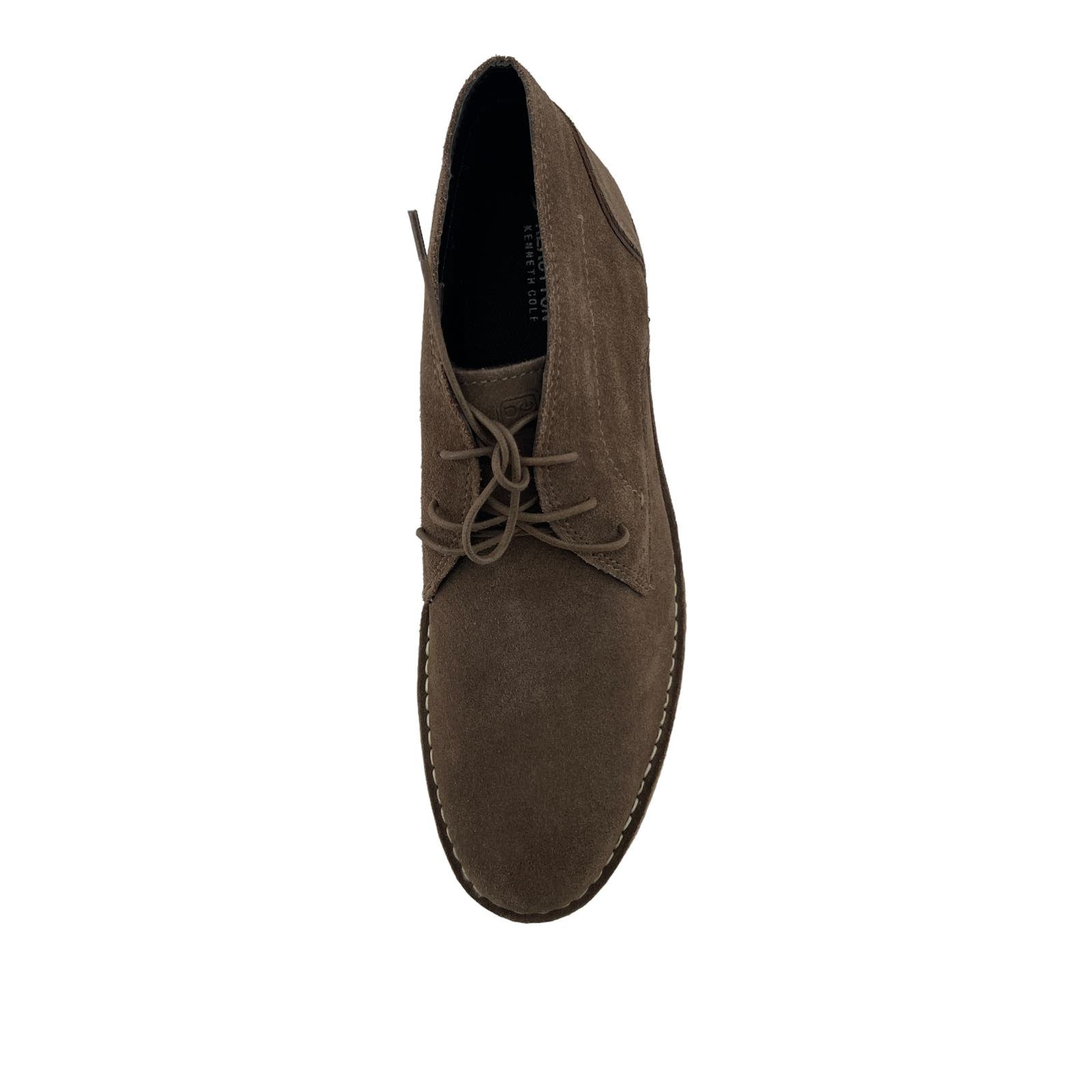 Reaction Kenneth Cole Men US 11 Passage Boot Suede Brown Ankle Shoes