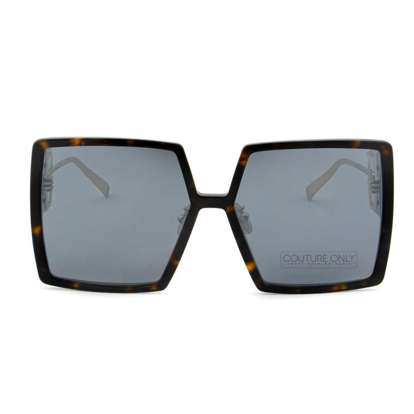 Women Havana Brown Oversized Sunglasses SPP028M-722X