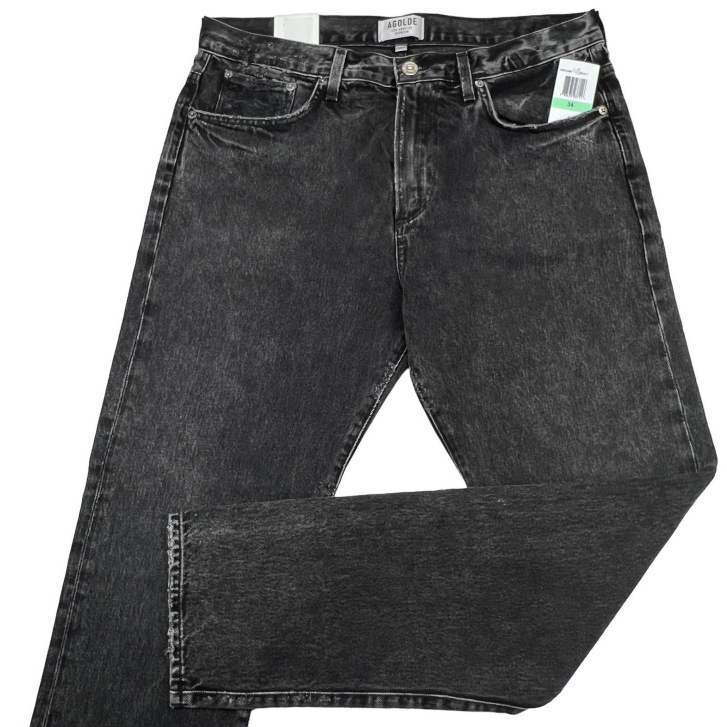 Agolde Men Jeans US 34 Slim Fit Denim Washed Cotton