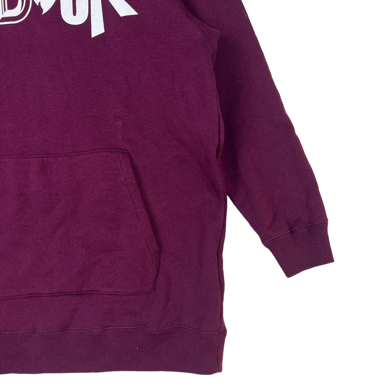 White Mountaineering Burgundy Hoody US S Long Sleeve Unisex Pullover