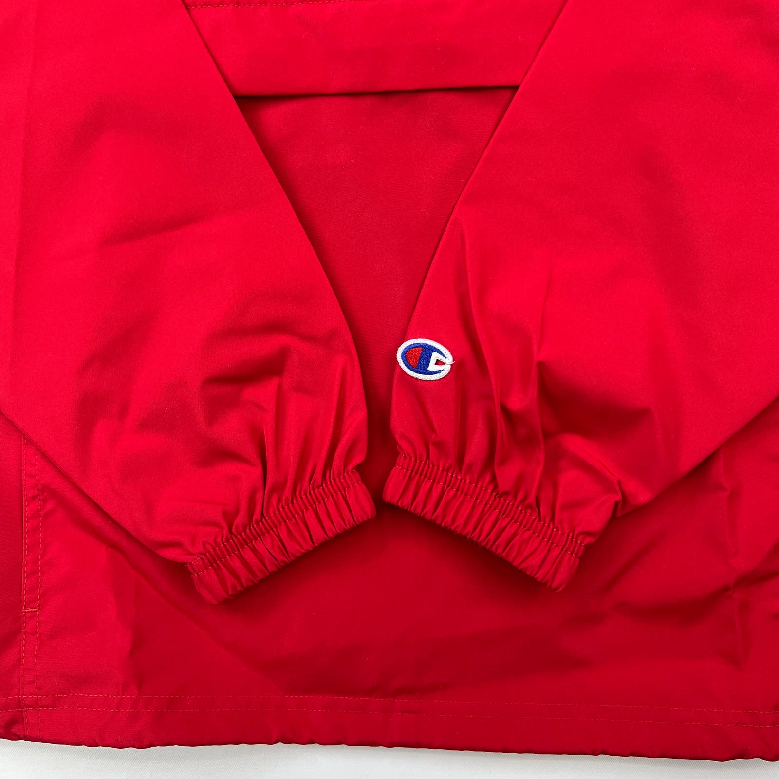 Champion Men Red Jacket US S Windbreaker Anorak Hood