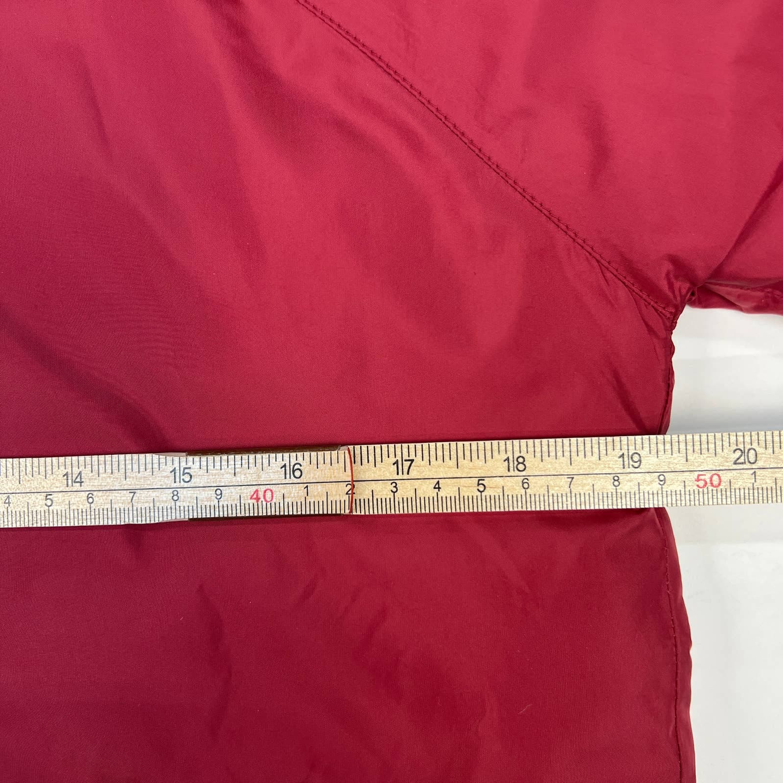 Champion Woman Red Long Jacket US XS Sport Casual Hooded